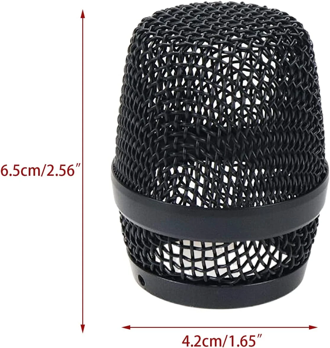 مجموعه ۴ عددی توری محافظ میکروفون با سر توپی مناسب برای میکروفون های بی سیم Baier BBS و میکروفون های سیمی (مشکی)