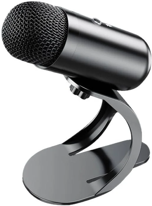 میکروفون USB، میکروفون کاندنسر، میکروفون USB C برای بازی، پادکست، ضبط، استریم، دسکتاپ، آداپتور کیفیت صدای بالا برای تلفن، سازگار با مک و ویندوز