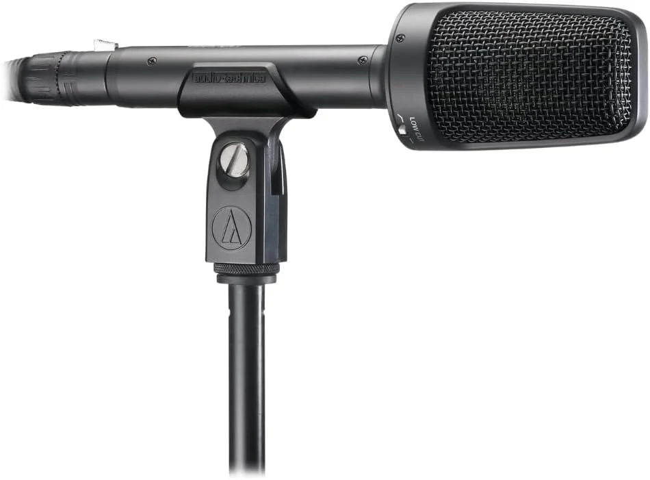 مجموعه میکروفون استریو X/Y Audio Technica BP4025 Liquid Audio به همراه کابل میکروفون XLR پیگ هاگ PHM10 8 میلی متری، پاپ فیلتر و پارچه پولیش