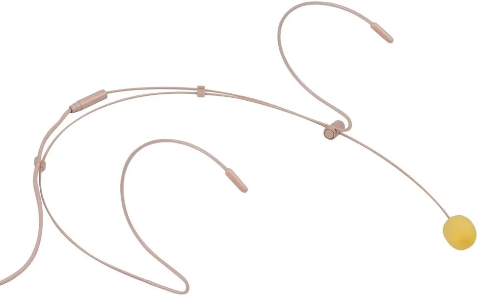 میکروفون خازنی سبک وزن هدست با اتصال مینی XLR 4 پین برای فرستنده بی سیم