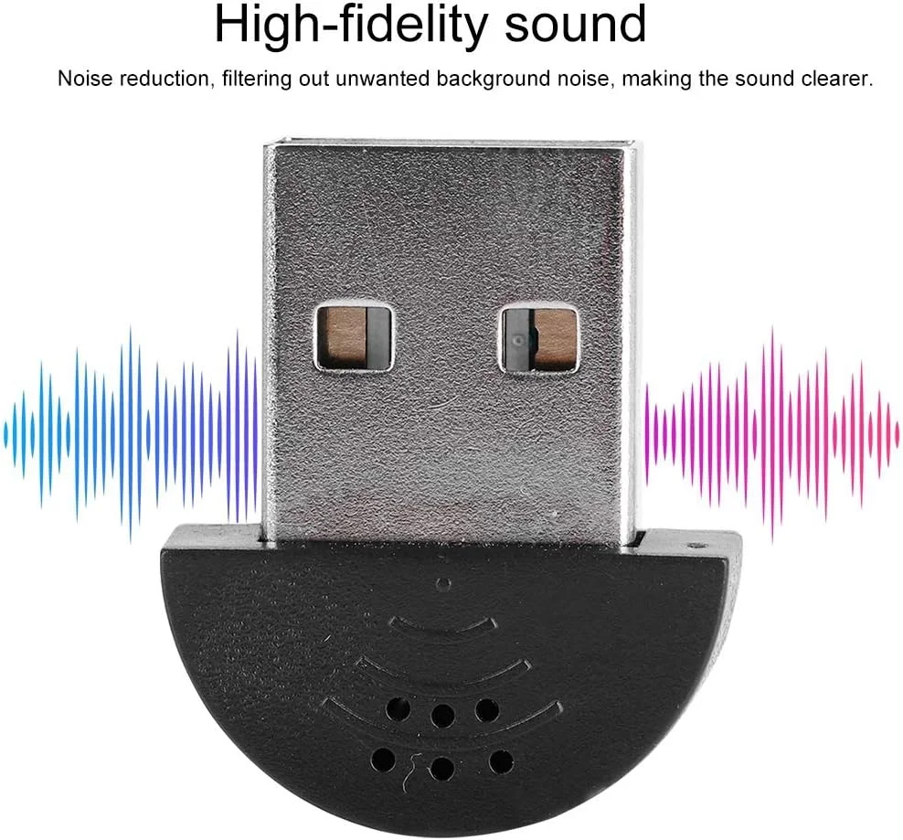 میکروفون USB قابل حمل برای کامپیوتر، آداپتور میکروفون ضبط استودیویی کوچک با کاهش نویز، دریافت صدای 360 درجه همه جهته، اتصال و پخش، کلاس های آنلاین، پادکست (مشکی) میکروفون USB قابل حمل برای کامپیوتر، آداپتور میکروفون ضبط استودیویی کوچک با کاهش نویز، دریافت صدای 360 درجه همه جهته، اتصال و پخش، کلاس های آنلاین، پادکست (مشکی)