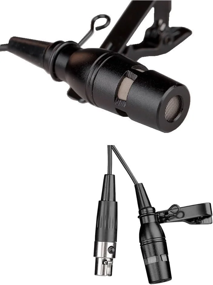 میکروفون یقه ای Lavalier برای فرستنده دیجیتال Shure ULXD1، کندانسور یک جهته ta4f مینی XLR 4 پین