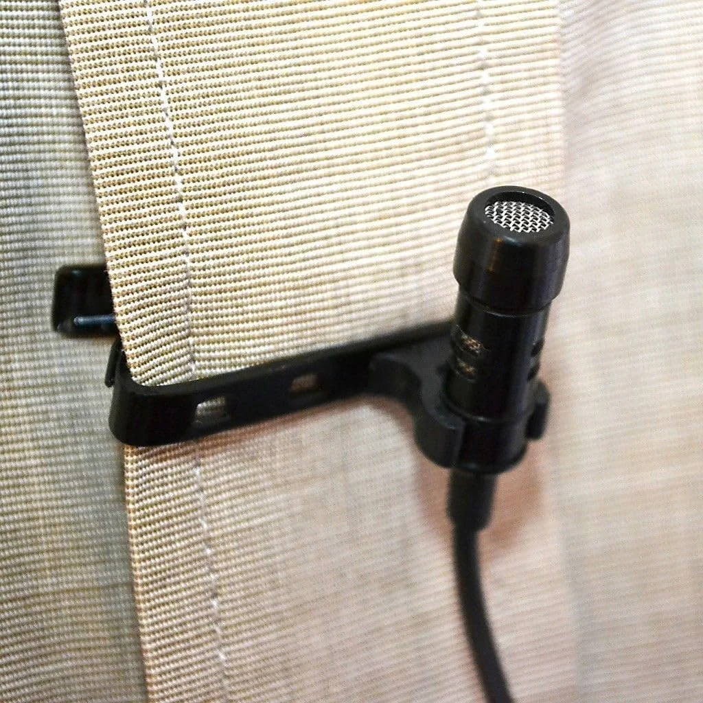 میکروفون یقه‌ای مشکی، میکروفون گیره‌ای کاندنسر کاردیوئید برای سیستم‌های بی‌سیم شور، مینی XLR 4Pin TA4F Plug