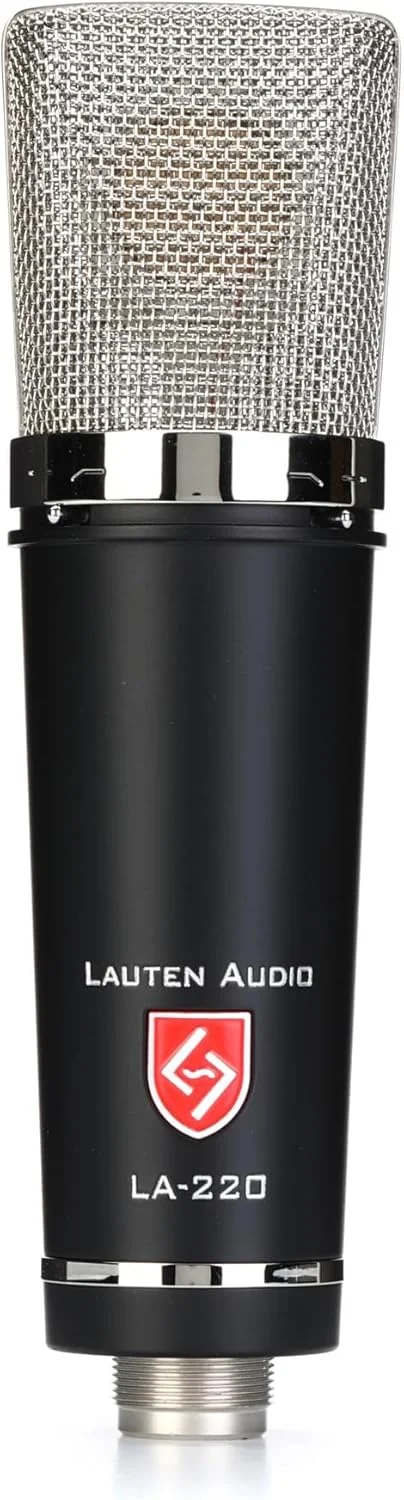 میکروفون کاندنسر دیافراگم بزرگ Lauten Audio سری Black LA-220 v2