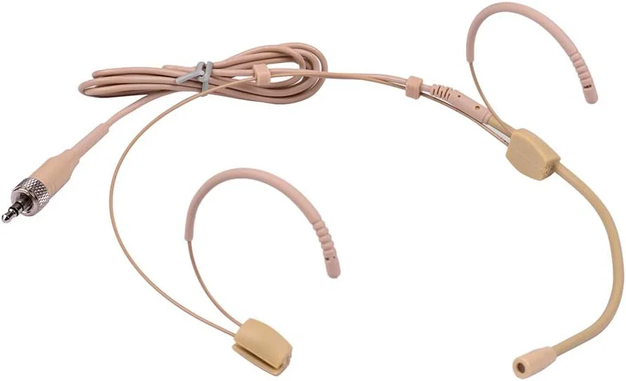 میکروفون خازنی هدست Labymos با فیش قفل‌شو 3.5 میلی‌متری سازگار با فرستنده بی‌سیم Sennheiser