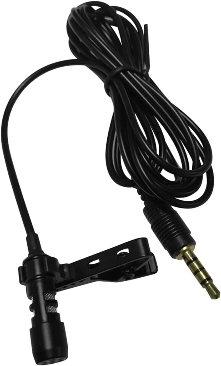 میکروفون گیره ای کوچک Labymos، میکروفون کندانسور برای کارائوکه، مصاحبه های خبری، تدریس و سخنرانی