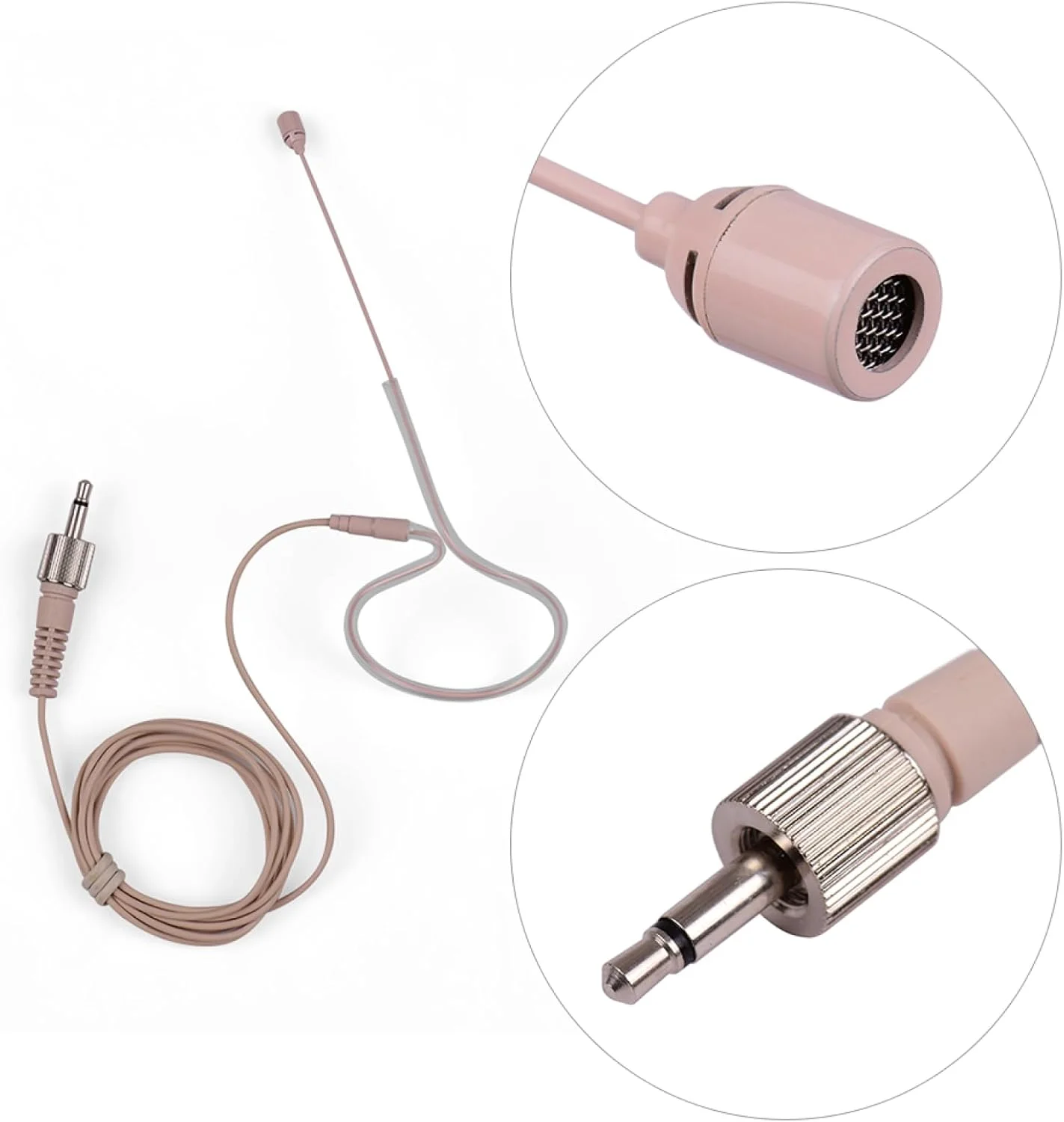 میکروفون کندانسر تک گوش سبک Labymos با فیش 3.5 میلی متری برای تلفن های هوشمند، دوربین های DSLR، دوربین فیلمبرداری، کامپیوتر، لپ تاپ