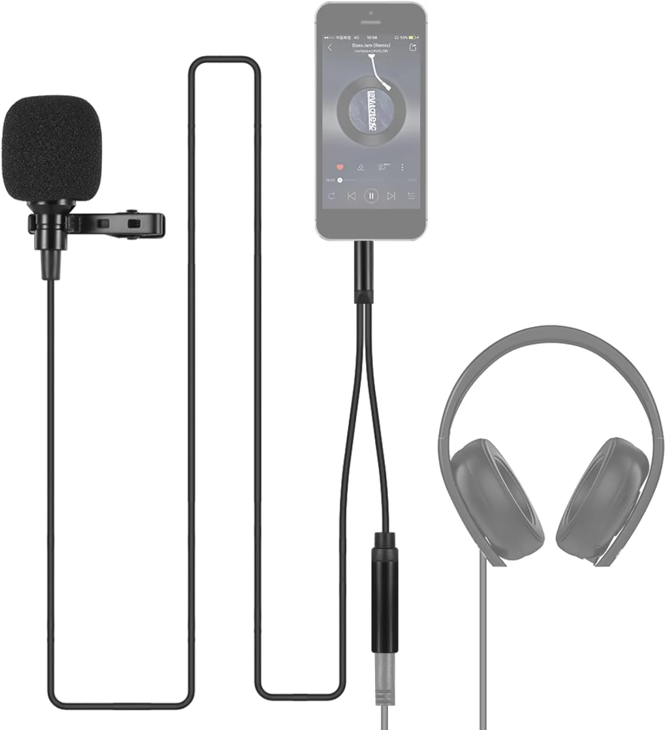 میکروفون کندانسور یقه ای گیره ای کوچک Labymos با خروجی هدفون 3.5 میلی متری برای گوشی های هوشمند اندروید، دوربین های DSLR، کامپیوتر، لپ تاپ میکروفون کندانسور یقه ای گیره ای کوچک Labymos با خروجی هدفون 3.5 میلی متری برای گوشی های هوشمند اندروید، دوربین های DSLR، کامپیوتر، لپ تاپ