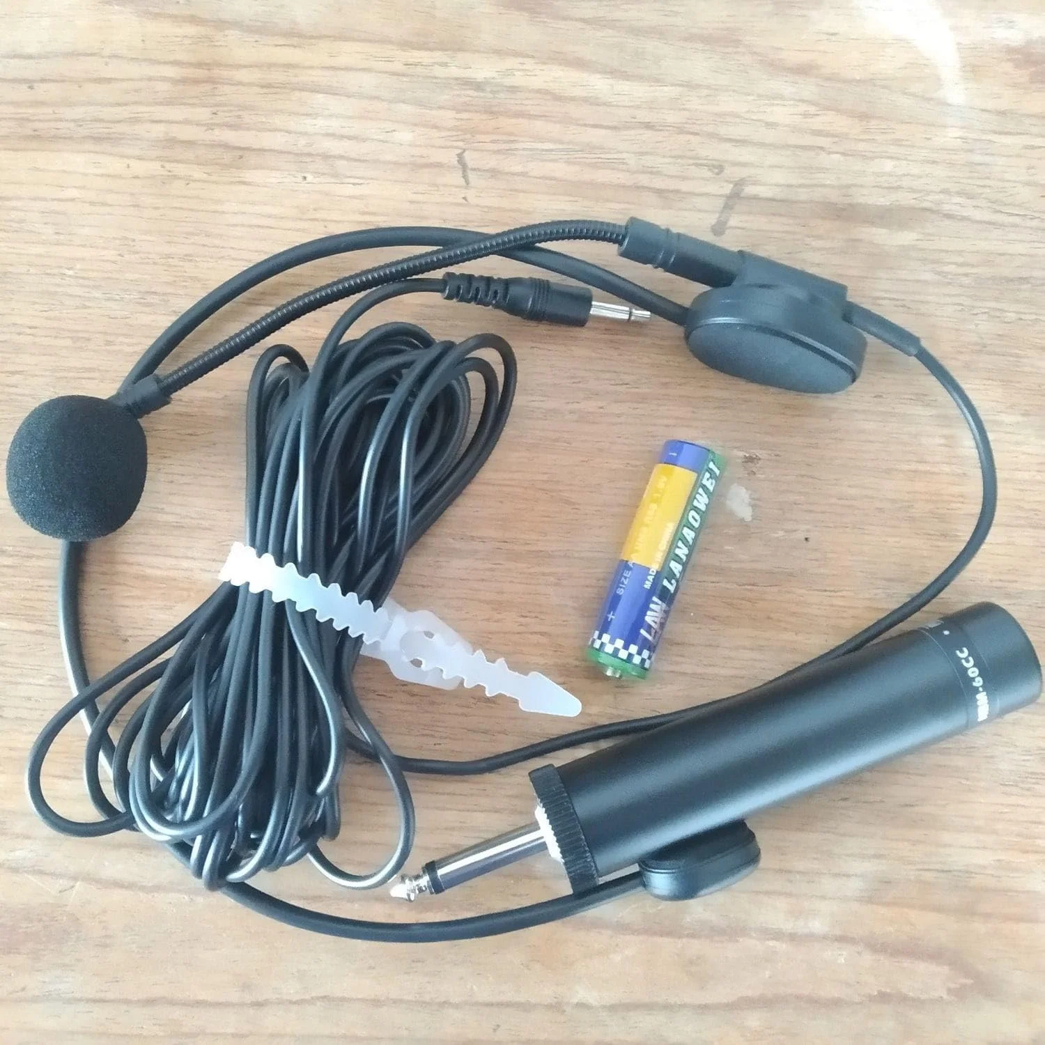 میکروفون هدبند حرفه ای جامپرز مدل HBM-60CC با کابل بلند، مشکی