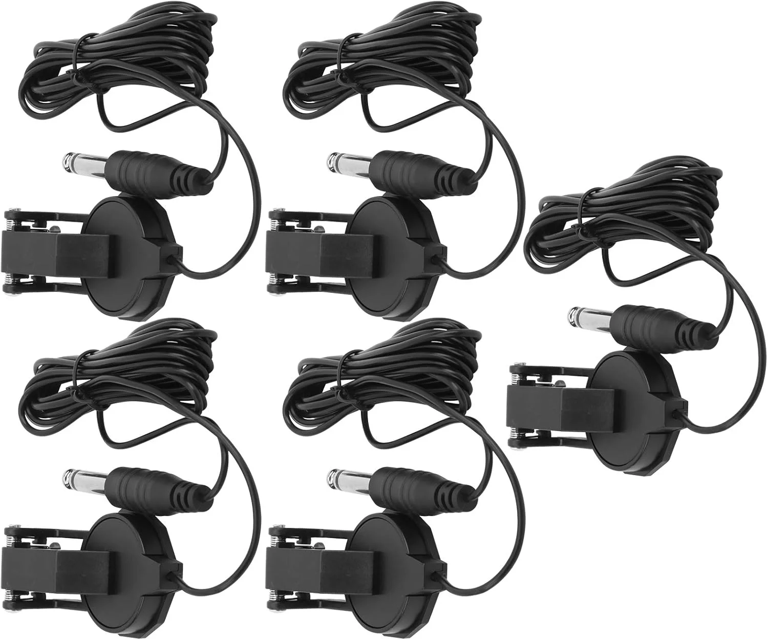 گیره / نگهدارنده پیکاپ 5 عددی Kikumi مدل UKELELE ویولن گیتار ویولنوس مناسب برای لوازم جانبی آلات موسیقی JD-01