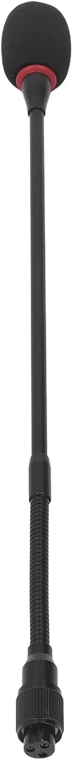 میکروفون گردن غازی JEOZBM، میکروفون های تریبونی انعطاف پذیر 16.5 اینچی، میکروفون کندانسور گردن غازی با فوم بادگیر برای پخش کنفرانس