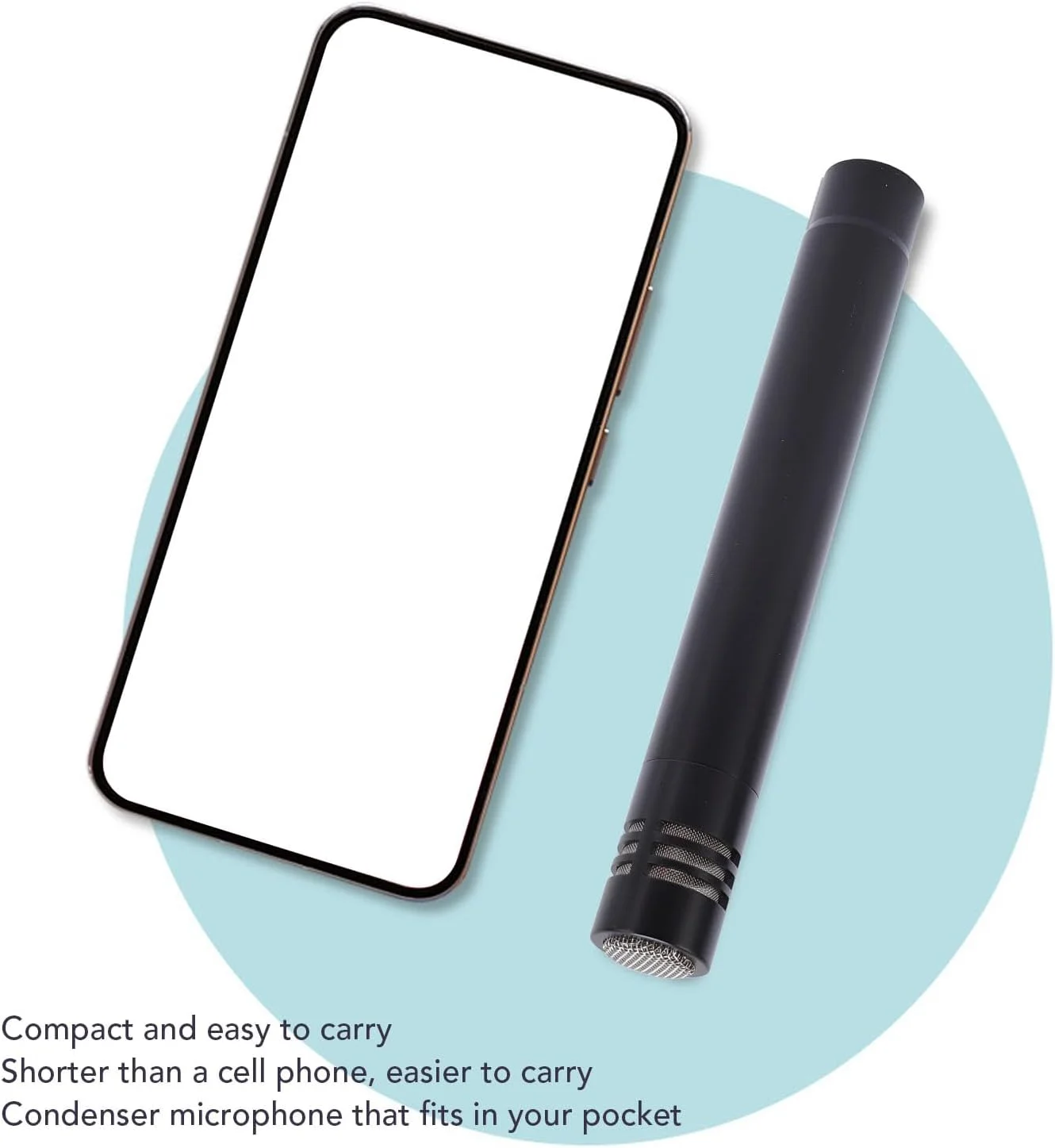 میکروفون کاندنسر Hi-Fi ابزار Jiawu با اتصال XLR و دیافراگم کوچک برای کارت صدای میکسر