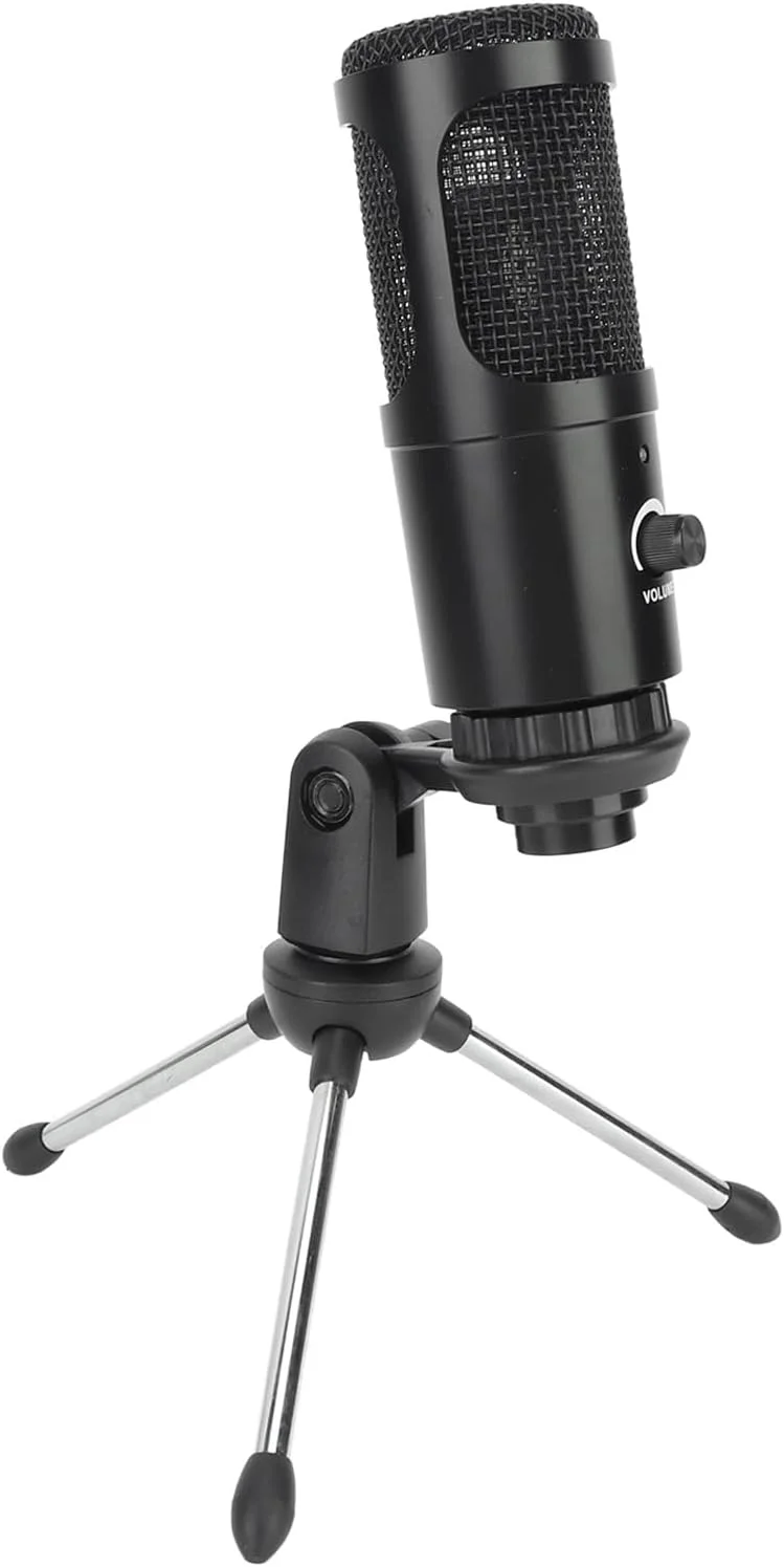 مجموعه میکروفون کاندنسر Jectse میکروفون کاندنسر برای بازی، پخش زنده و ضبط صدا برای تولیدکنندگان محتوا - مشکی