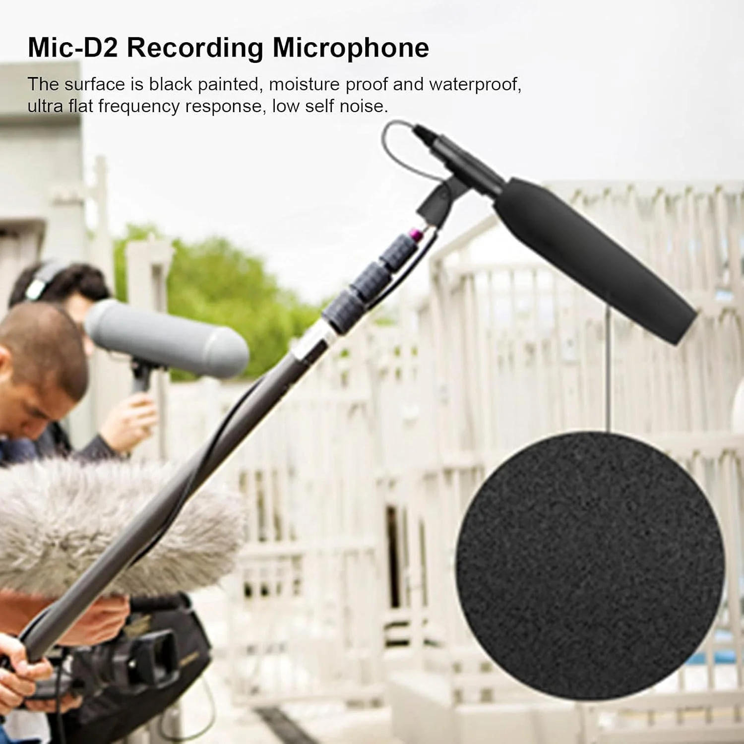 میکروفون داینامیک هایپرکاردیوئید، میکروفون کاندنسر کاردیوئید حرفه ای Mic‑D2، میکروفون ضبط صدا با اتصال XLR مناسب برای استودیو، پادکست و استریم
