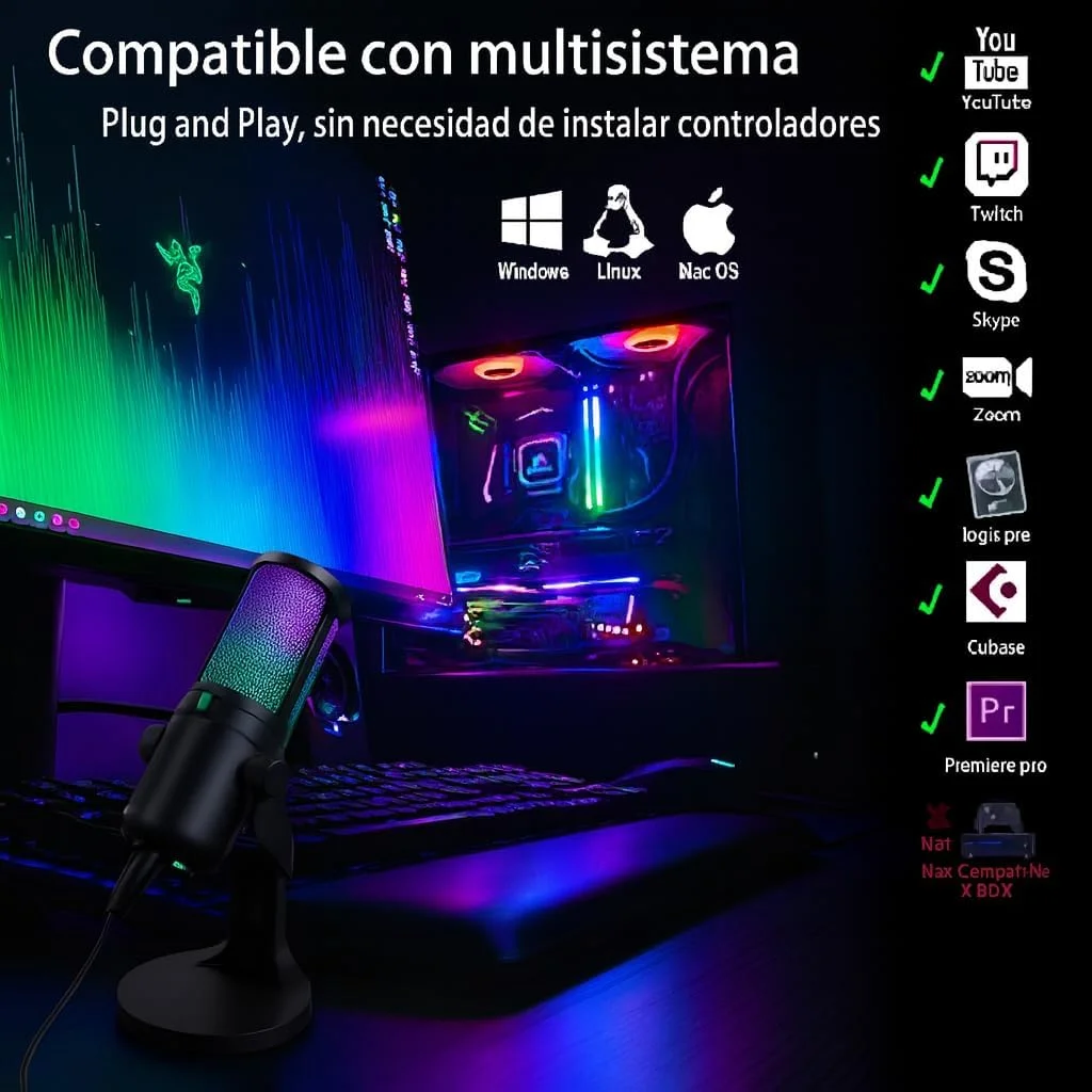 میکروفون داینامیک وکال با کیفیت بالا، میکروفون سیمی حرفه ای برای اجرای زنده (V3)