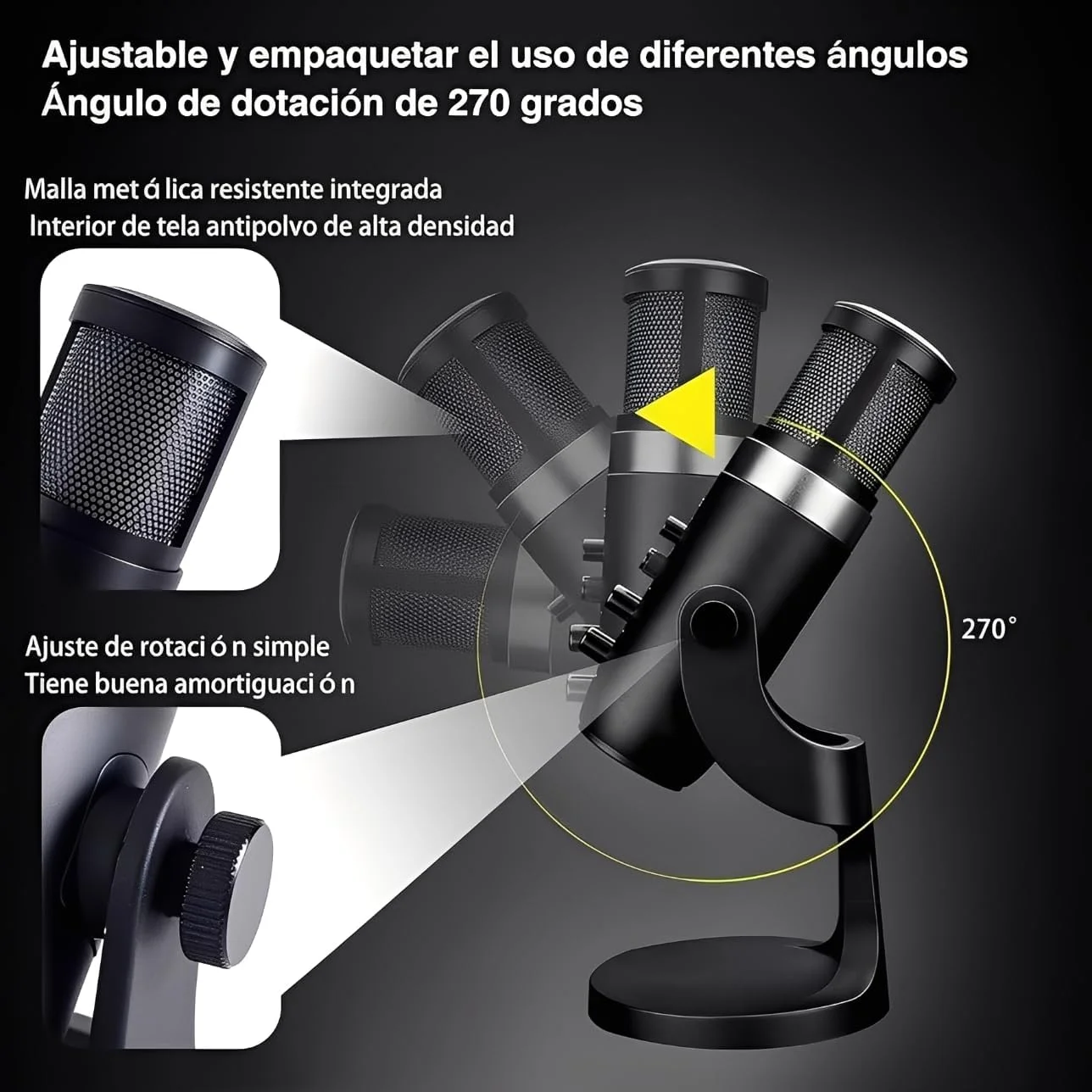 میکروفون داینامیک وکال با کیفیت بالا، میکروفون سیمی حرفه ای برای اجرای زنده (V3)