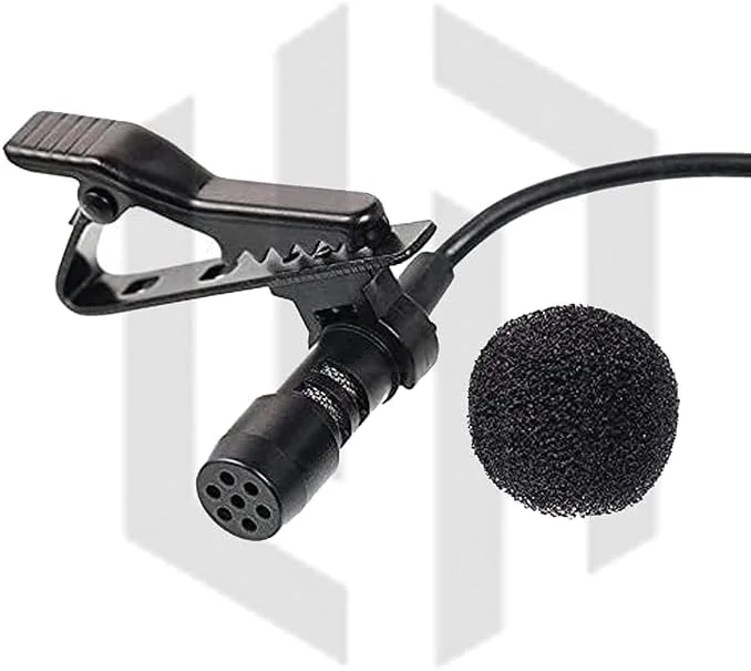 میکروفون یقه‌ای خازنی HUMBLE HB-M01 برای اندروید، میکروفون USB 3.5 میلی‌متری برای تولید محتوای ویدیویی یوتیوب، فیسبوک، مصاحبه، پخش زنده و همه موارد (1.5 متر) بسته 2 عددی