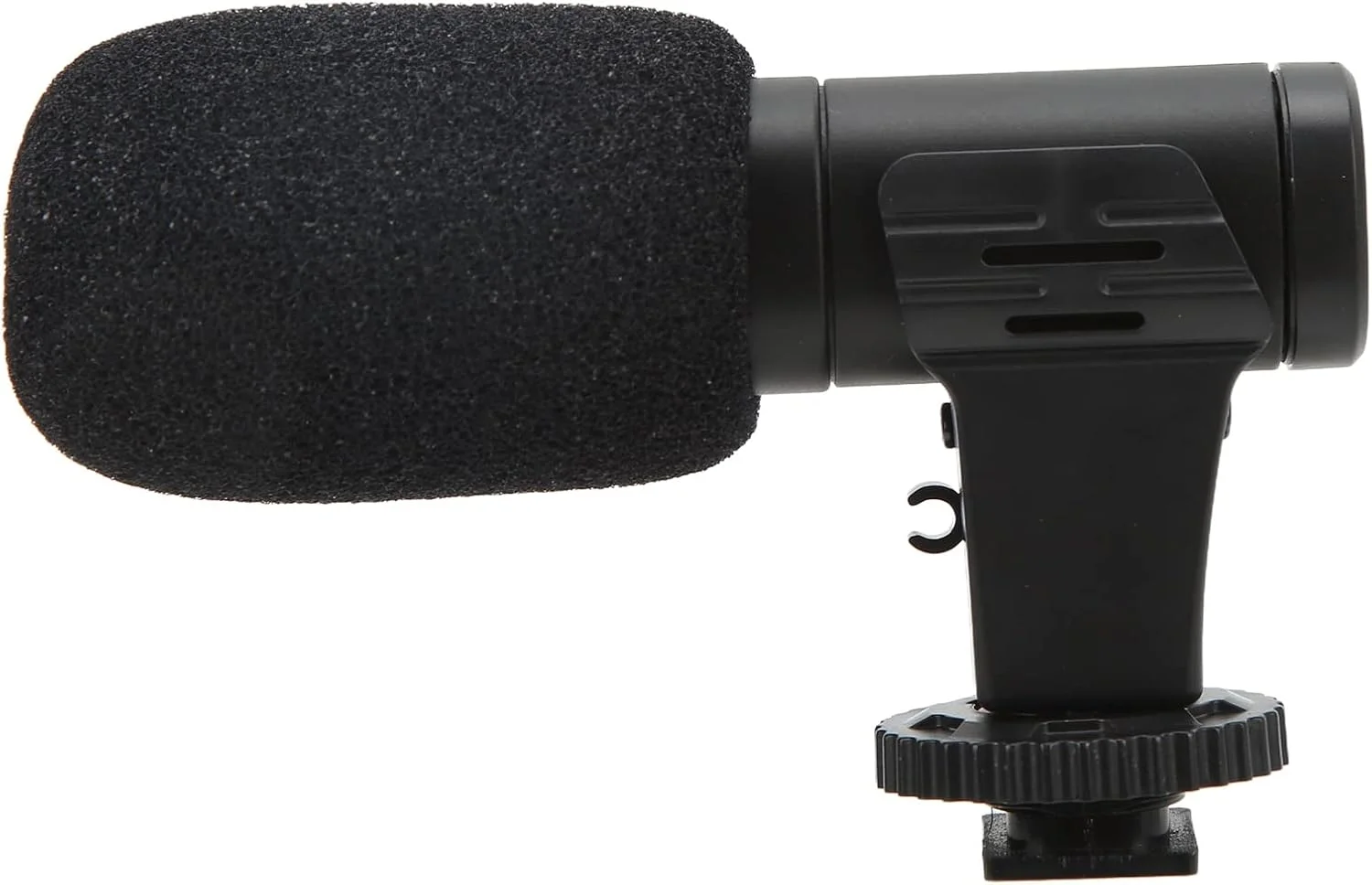 میکروفون Haofy Mic 06، میکروفون تلفن همراه، اسفنج ضد باد برای ضبط ویدیو، تک جهته برای ولاگر، جنس ABS