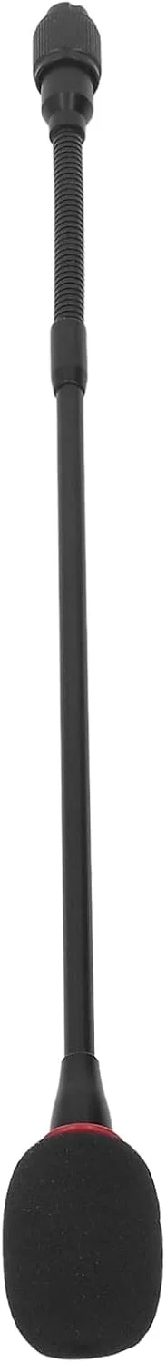 میکروفون 42 سانتی متری GOWENIC با آلیاژ آلومینیوم انعطاف پذیر، پنبه ضد باد، چراغ نشانگر برای کنفرانس