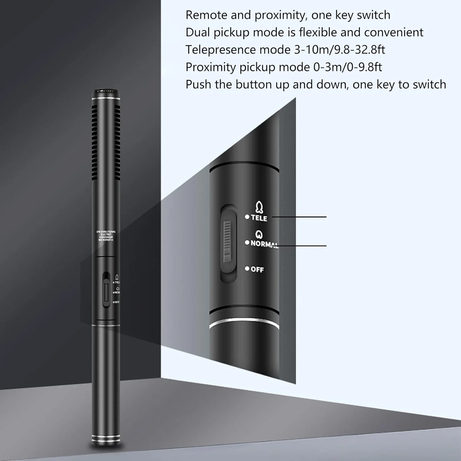 میکروفون دستی مصاحبه GOWENIC، میکروفون کندانسور وکال برای ضبط، سخنرانی، استیج، کاهش نویز، برای مصاحبه ها، کنفرانس ها و ضبط زنده