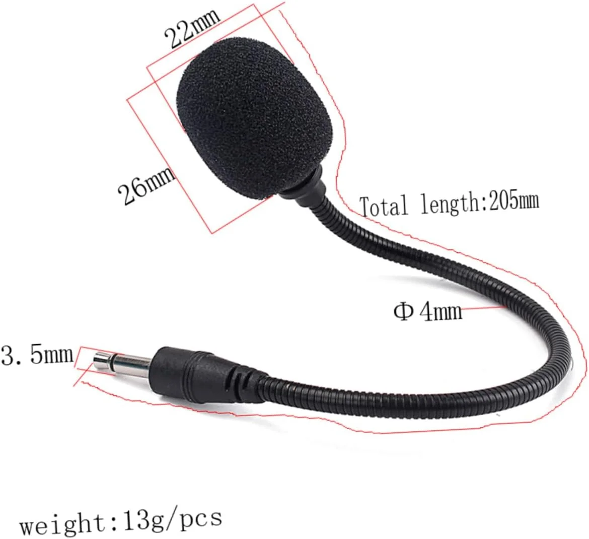 میکروفون مینی کندانسور 3.5 میلی متری، دستگاه ضبط کوچک همه جهته برای استیج میکروفون مینی کندانسور 3.5 میلی متری، دستگاه ضبط کوچک همه جهته برای استیج
