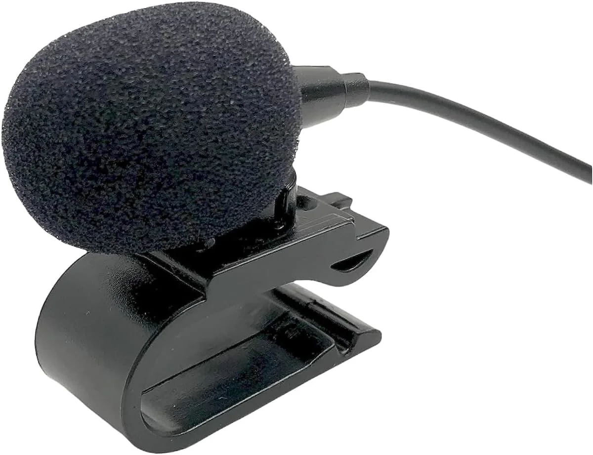 میکروفون 3.5 میلی‌متری Goodsby، میکروفون هندزفری جایگزین گیرنده استریو خودرو برای Kenwood DDX26BT DDX276BT DDX371 DDX374BT DDX376BT DDX393 DDX5707S DMX125BT DNX7180 DPX503BT KIV-BT901 KMM-BT328U