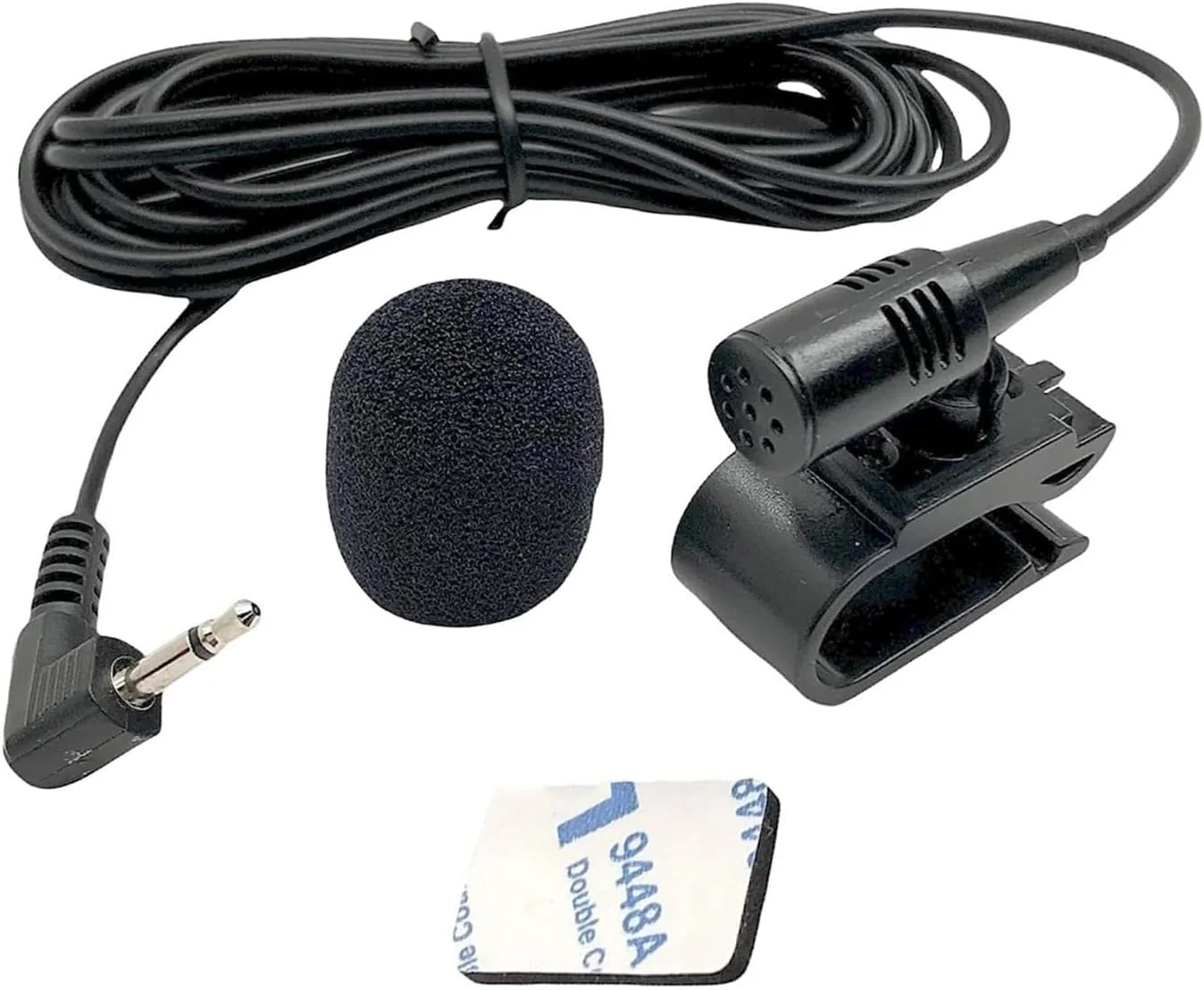 میکروفون 3.5 میلی‌متری Goodsby، میکروفون هندزفری جایگزین برای گیرنده استریو داشبورد خودروی SONY MEX-N5000BT MEX-N5100BT XAV-AX1000 XAV-AX150 XAV-AX3000 XAV-AX3200 XAV-AX3250 XAV-AX5500 XAV-AX5600 XAV-AX7000