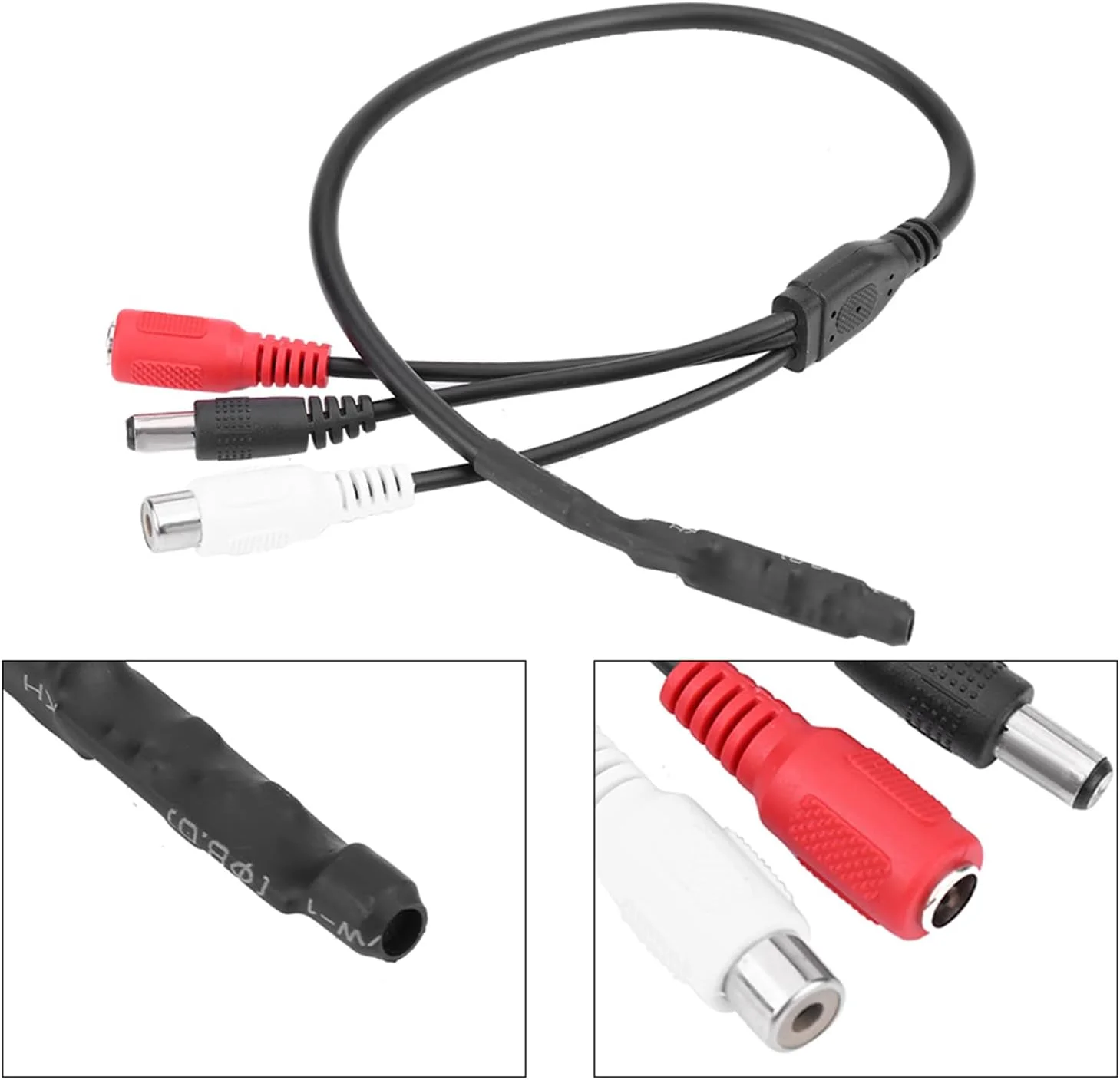 میکروفون پیکاپ عمومی، میکروفون تقویت کننده با حساسیت بالا، دستگاه پیکاپ 600 اهم پلاستیکی، DVR برای تلویزیون