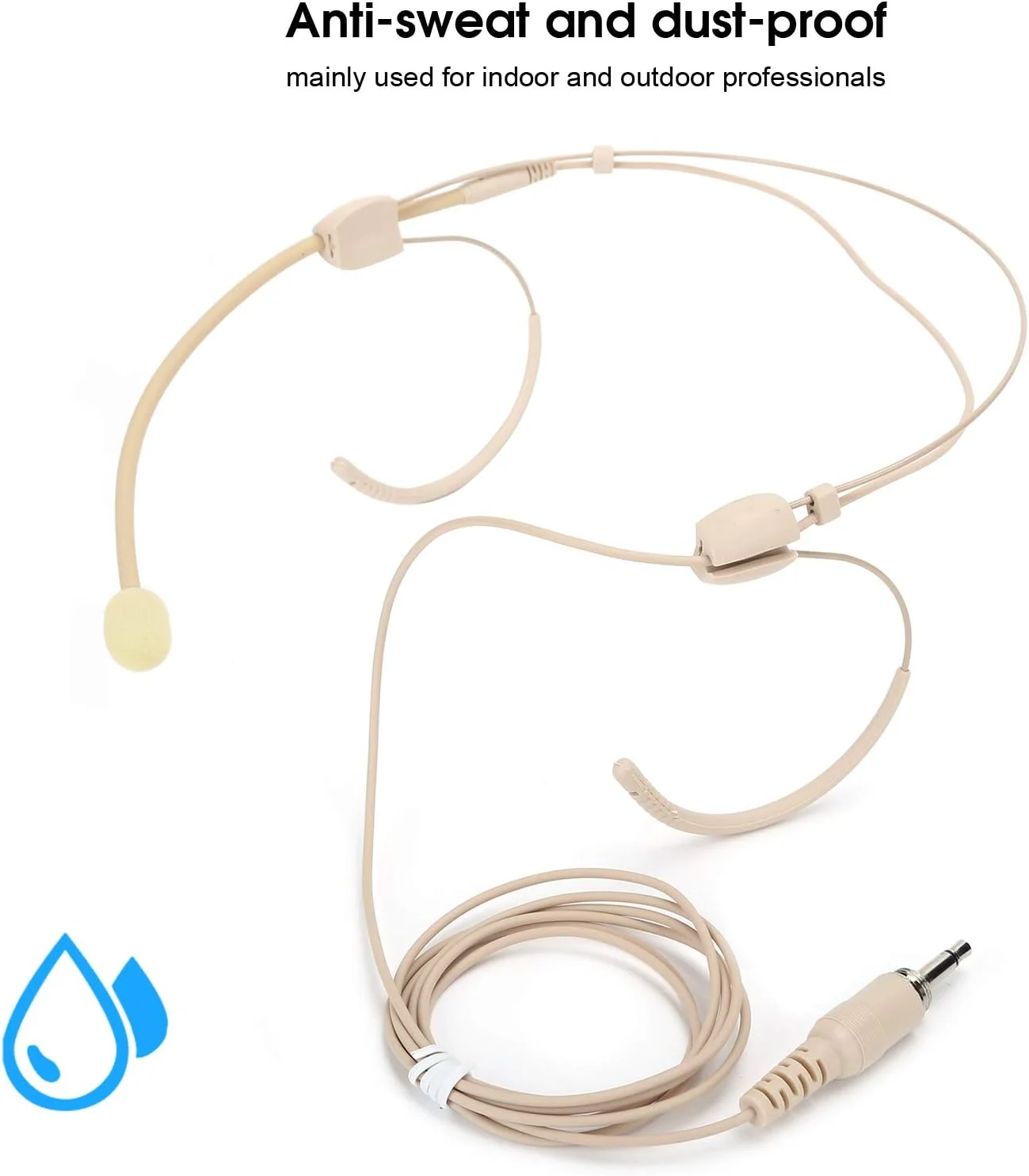 میکروفون کندانسور دوگوشی قفل دار عمومی برای متخصصان داخلی و خارجی