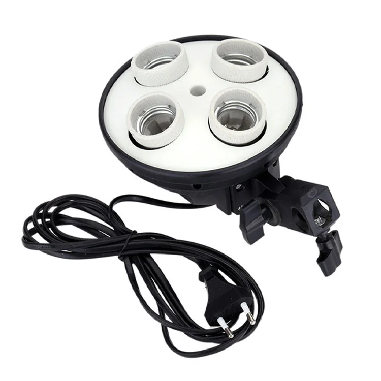 مجموعه سافت باکس به همراه نگهدارنده 4 لامپ و پایه نور