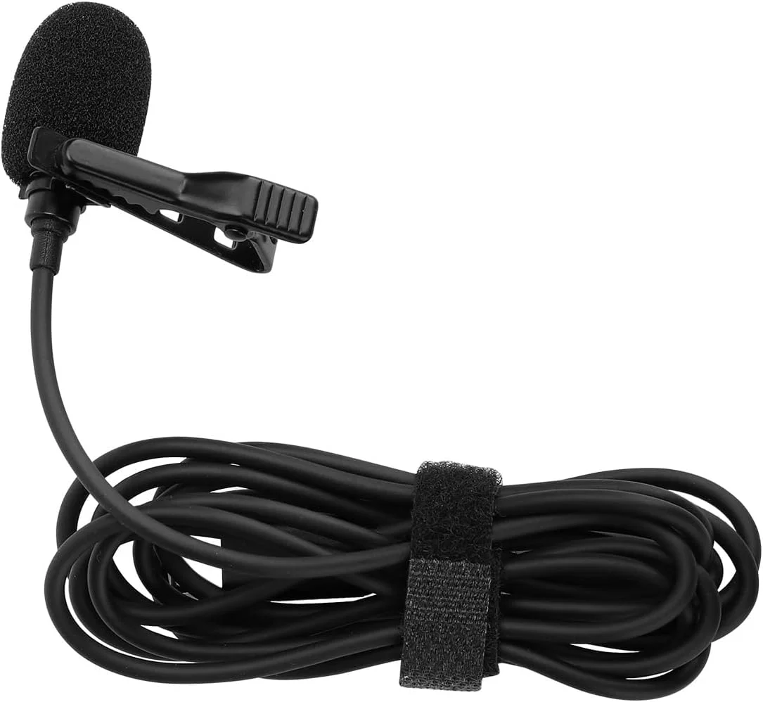 میکروفون یقه‌ای Fawoonu با اتصال Type-C، سازگار با ONE R/RS/X2/RS 1-inch 360 Edition Action 2/3، بدون نیاز به نصب