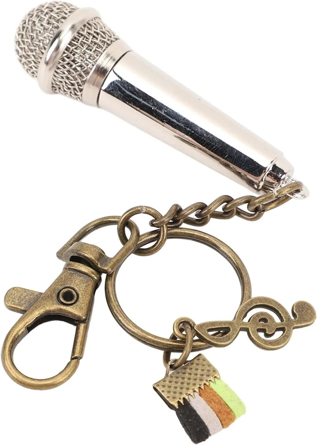 مدل مینیاتوری میکروفون تزئینی، مدل دقیق ساز موسیقی برای قفسه نمایش میز، تزئین میکروفون واقعی برای دوستداران موسیقی و کلکسیونرها