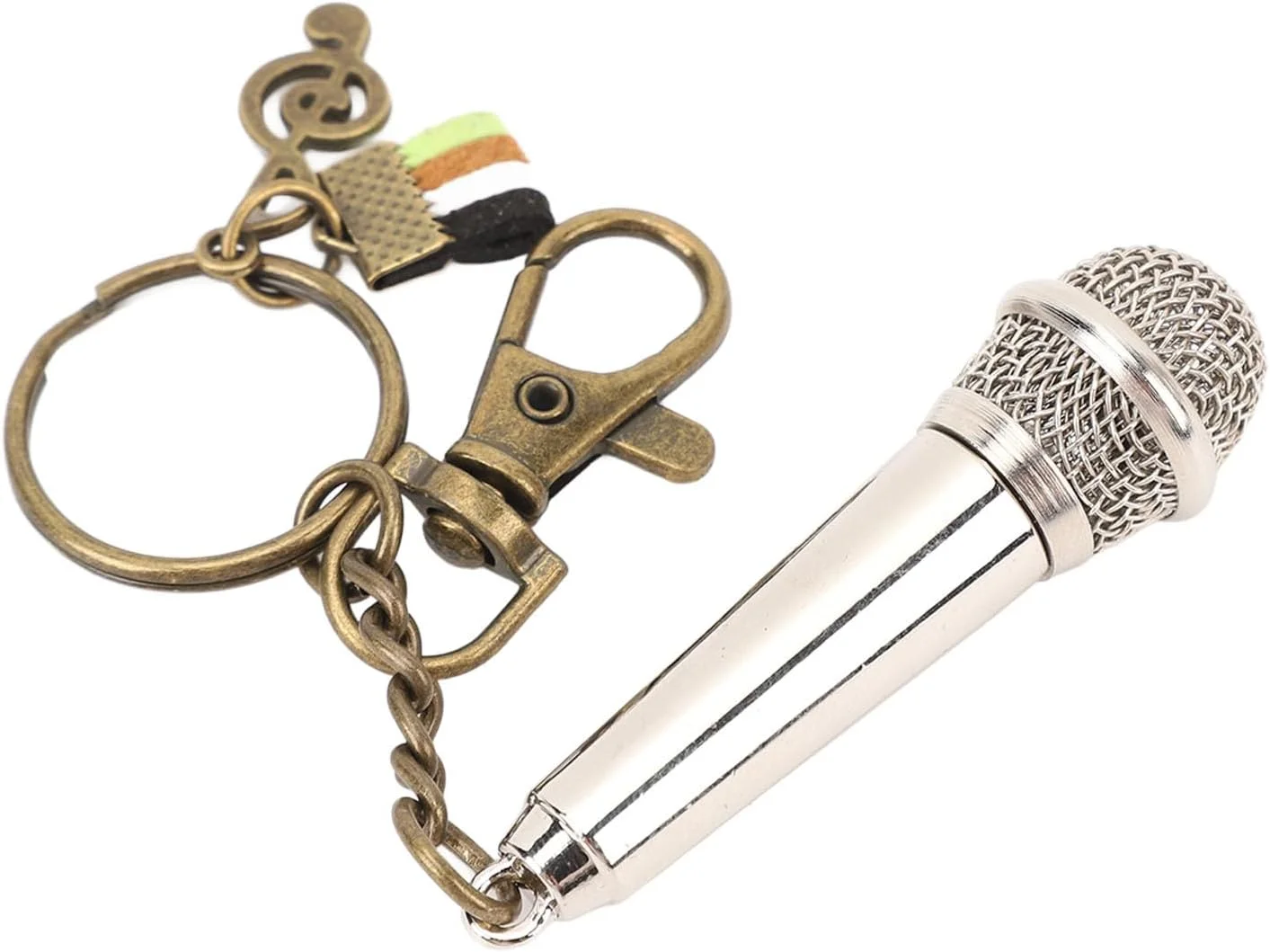 مدل مینیاتوری میکروفون تزئینی، مدل دقیق ساز موسیقی برای قفسه نمایش میز، تزئین میکروفون واقعی برای دوستداران موسیقی و کلکسیونرها