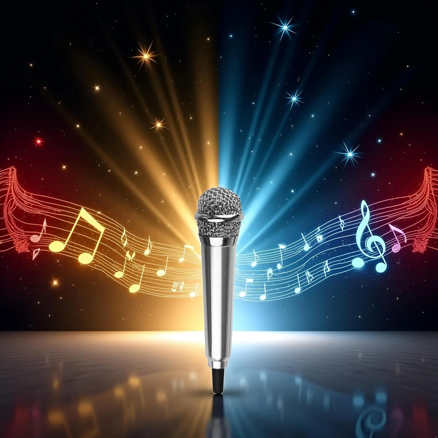 میکروفون آواز نقره ای کوچک، میکروفون کارائوکه تلفن همراه، میکروفون کندانسور 3.5 میلی متری، میکروفون دستی کوچک برای تلفن همراه، لپ تاپ، نوت بوک، میکروفون های بی سیم دستی