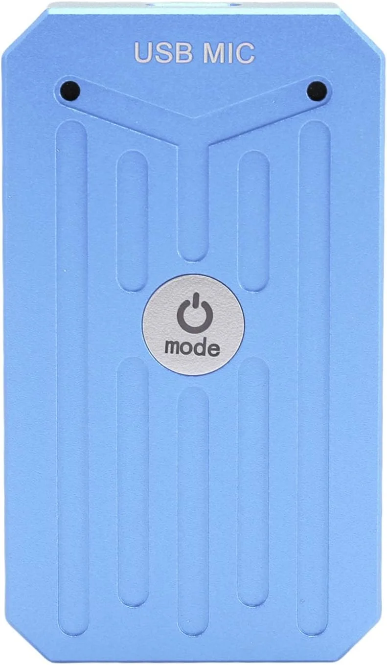 میکروفون USB همه کاره 360 درجه Fabater با قابلیت حذف نویز برای فواصل طولانی (آبی تیره)