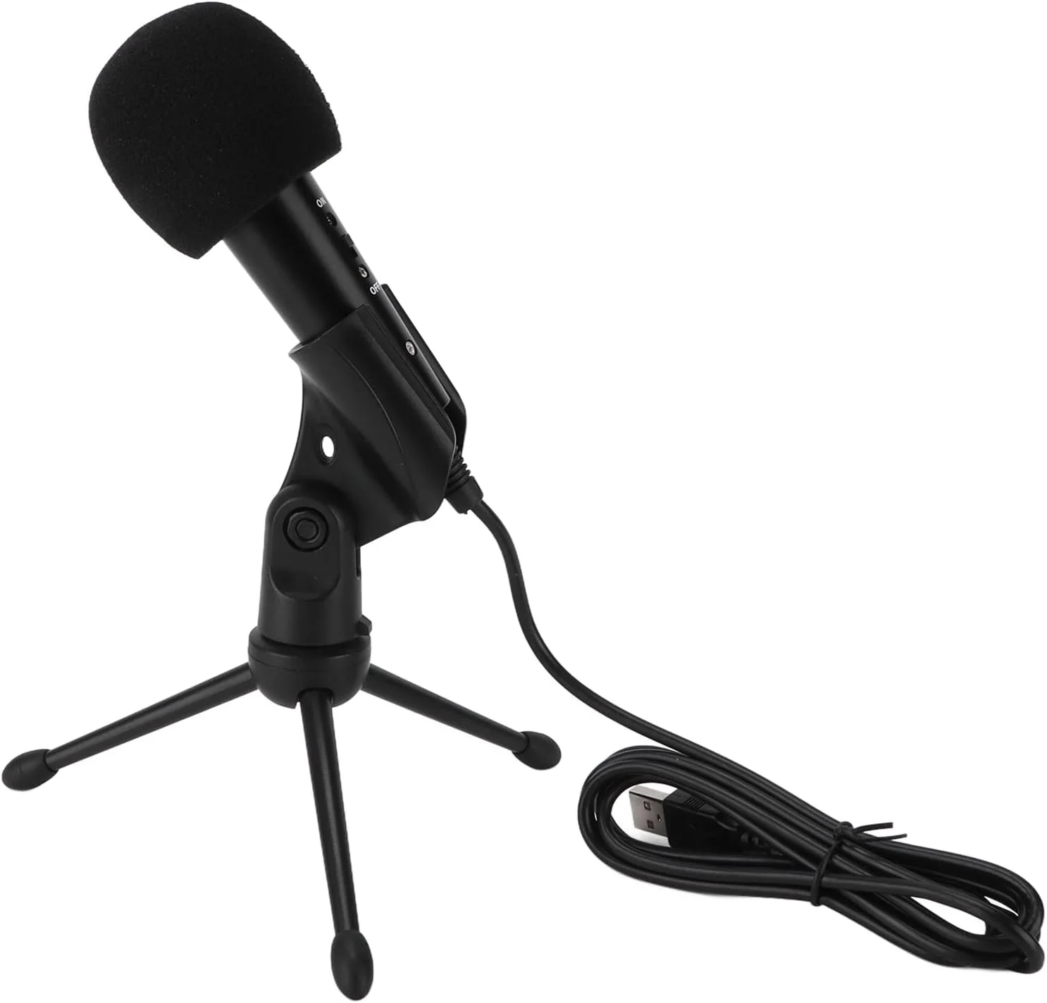مجموعه میکروفون کاندنسر با سه پایه Eujgoov، میکروفون کاندنسر با پایه سه پایه فلزی، تجهیزات ضبط صدا