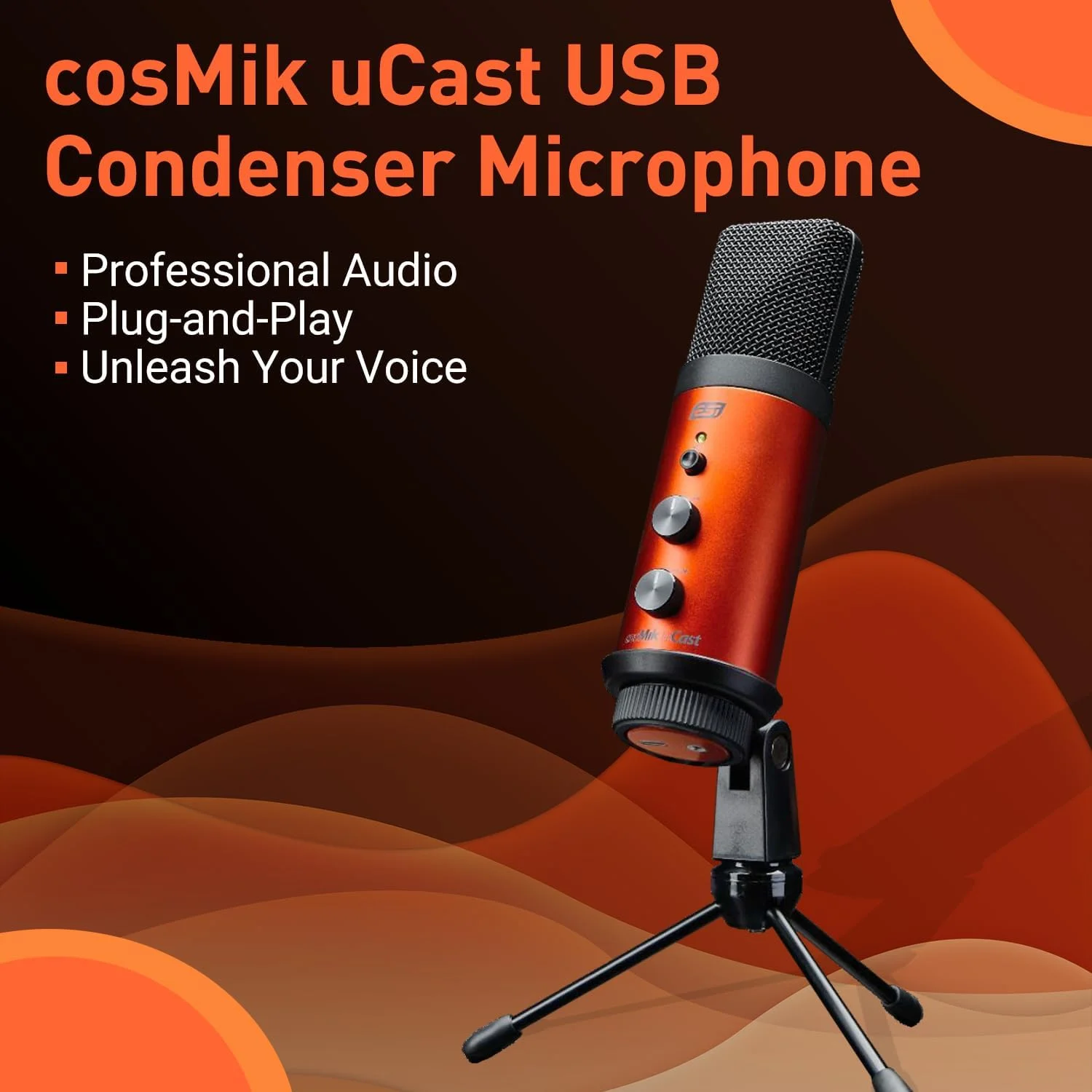 میکروفون کاندنسر USB حرفه ای ESI cosMik uCast