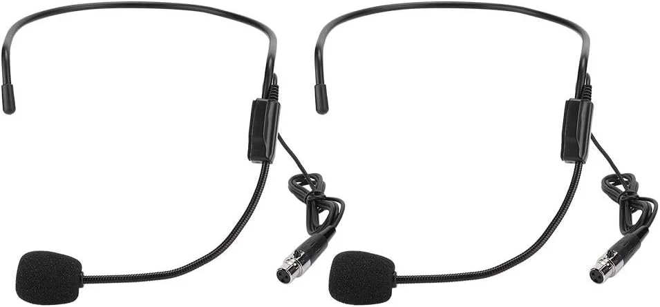 2 عدد میکروفون الکتریکی هدست، میکروفون مینی کندانسور صوتی با کانکتور 3 پین XLR TA3F، میکروفون تقویت صدا 2 عدد میکروفون الکتریکی هدست، میکروفون مینی کندانسور صوتی با کانکتور 3 پین XLR TA3F، میکروفون تقویت صدا