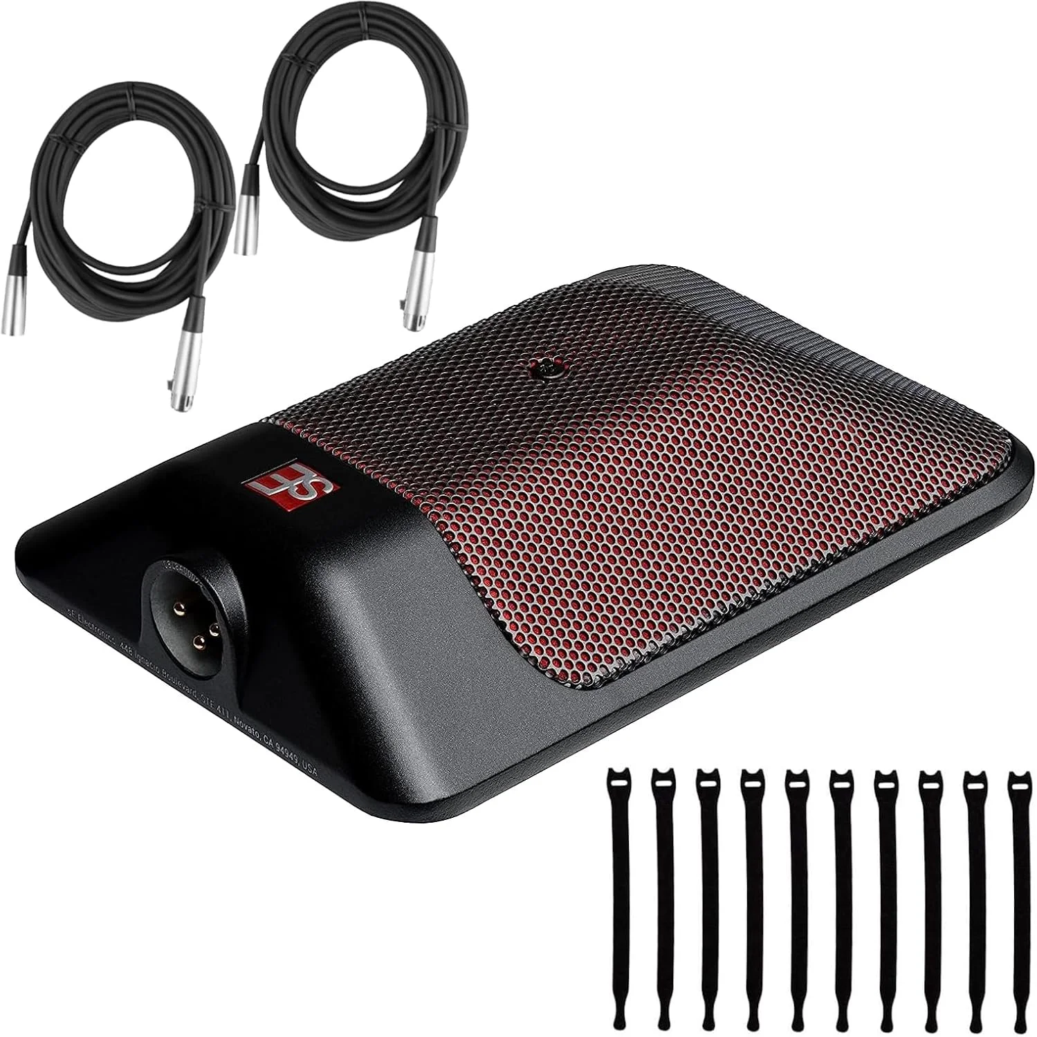 میکروفون مرزی کاردیوئید sE Electronics BL8 - همراه با 2 کابل XLR و 10 بست کابل