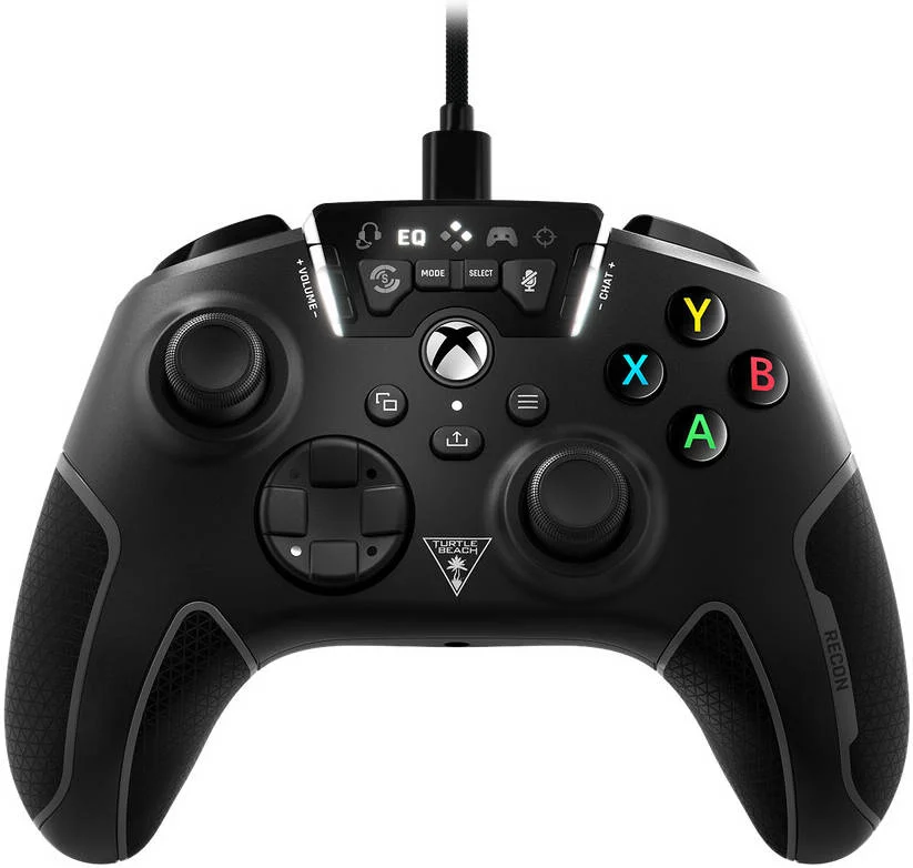 کنترلر Turtle Beach Recon، حالت Pro-Aim Focus، موتورهای Dual Rumble، 2 دکمه اکشن سریع قابل تنظیم، بازخورد لرزشی فراگیر، کابل Type-C جداشدنی 3 متری، پورت صوتی 3.5 میلی متری، مشکی | 59797 کنترلر Turtle Beach Recon، حالت Pro-Aim Focus، موتورهای Dual Rumble، 2 دکمه اکشن سریع قابل تنظیم، بازخورد لرزشی فراگیر، کابل Type-C جداشدنی 3 متری، پورت صوتی 3.5 میلی متری، مشکی | 59797