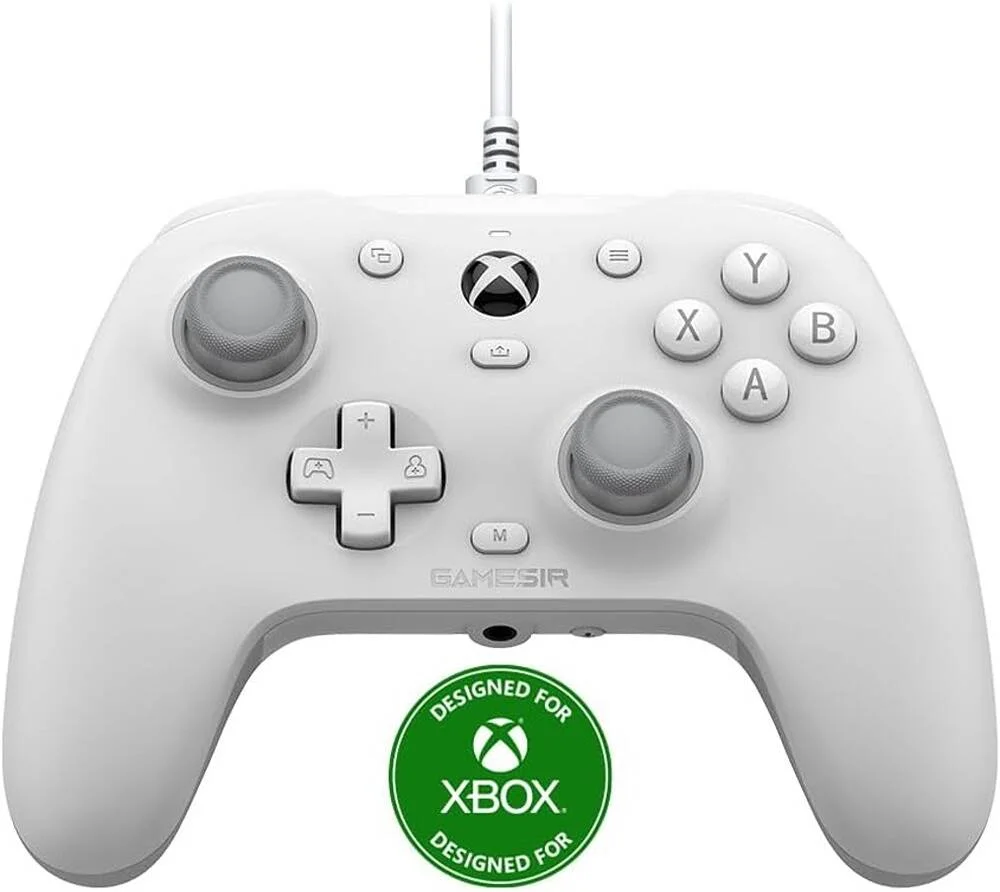 دسته بازی سیمی GameSir G7 HE Xbox، دارای مجوز رسمی برای Xbox Series X|S، Xbox One، Windows 10|11، PC، دسته بازی ویدیویی با جوی استیک های Hall Effect، سفید | G7-HE-W دسته بازی سیمی GameSir G7 HE Xbox، دارای مجوز رسمی برای Xbox Series X|S، Xbox One، Windows 10|11، PC، دسته بازی ویدیویی با جوی استیک های Hall Effect، سفید | G7-HE-W