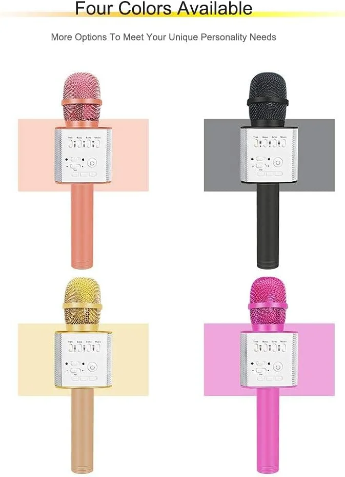 میکروفون دندان میکروفون بی سیم تلفن همراه با کیف میکروفون قابل حمل میکروفون کارائوکه خانگی ارتقا یافته