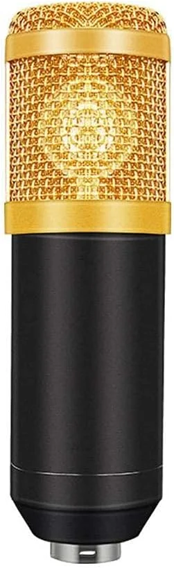 میکروفون سه عددی به همراه سه پایه، میکروفون فلزی کاندنسر با پایه، کارائوکه کامپیوتر برای رایانه شخصی، لپ تاپ، پخش زنده