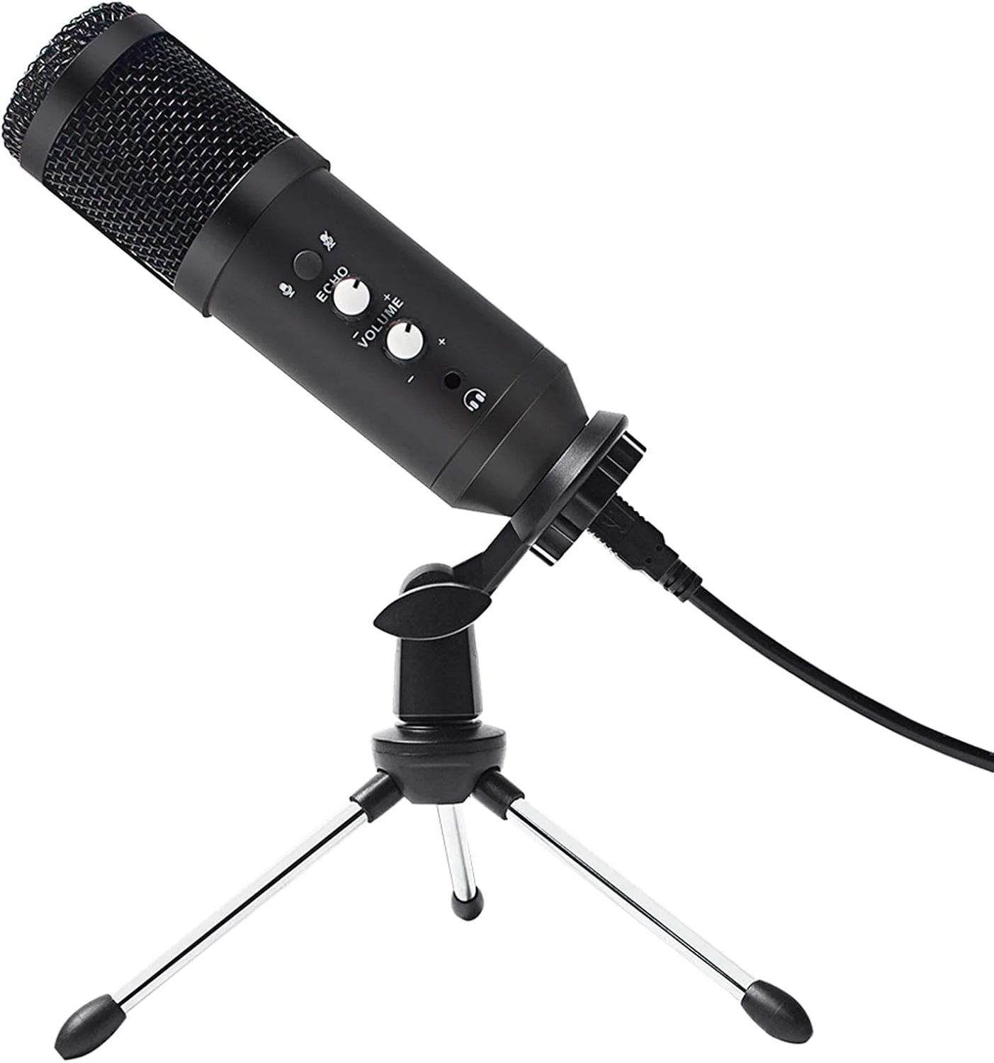 میکروفون USB کاندنسر استریمینگ کاردیوئید مناسب برای پادکست و چت