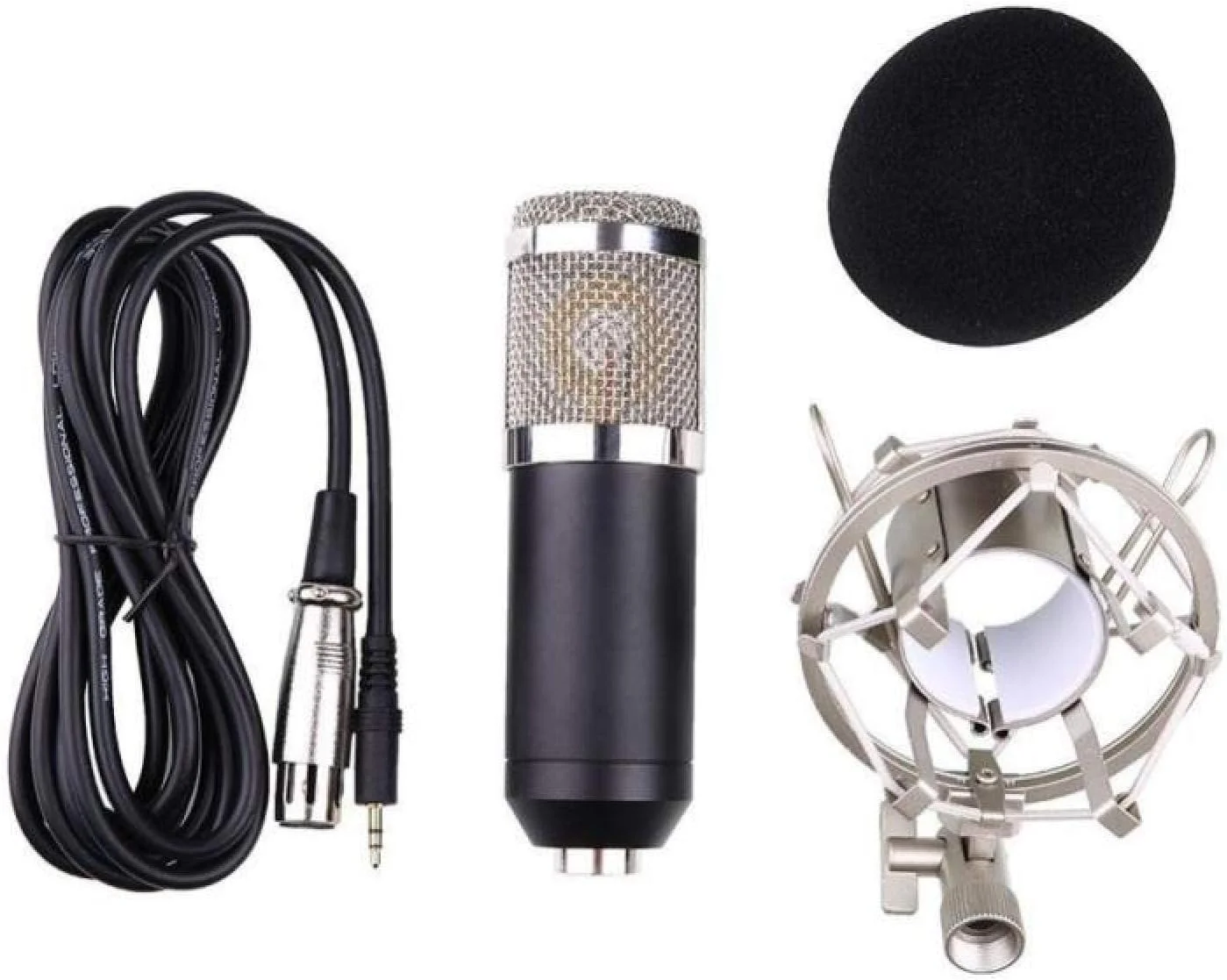 میکروفون میکروفون کاندنسر جدید کیت های ضبط استودیویی میکروفون کارائوکه برای کامپیوتر
