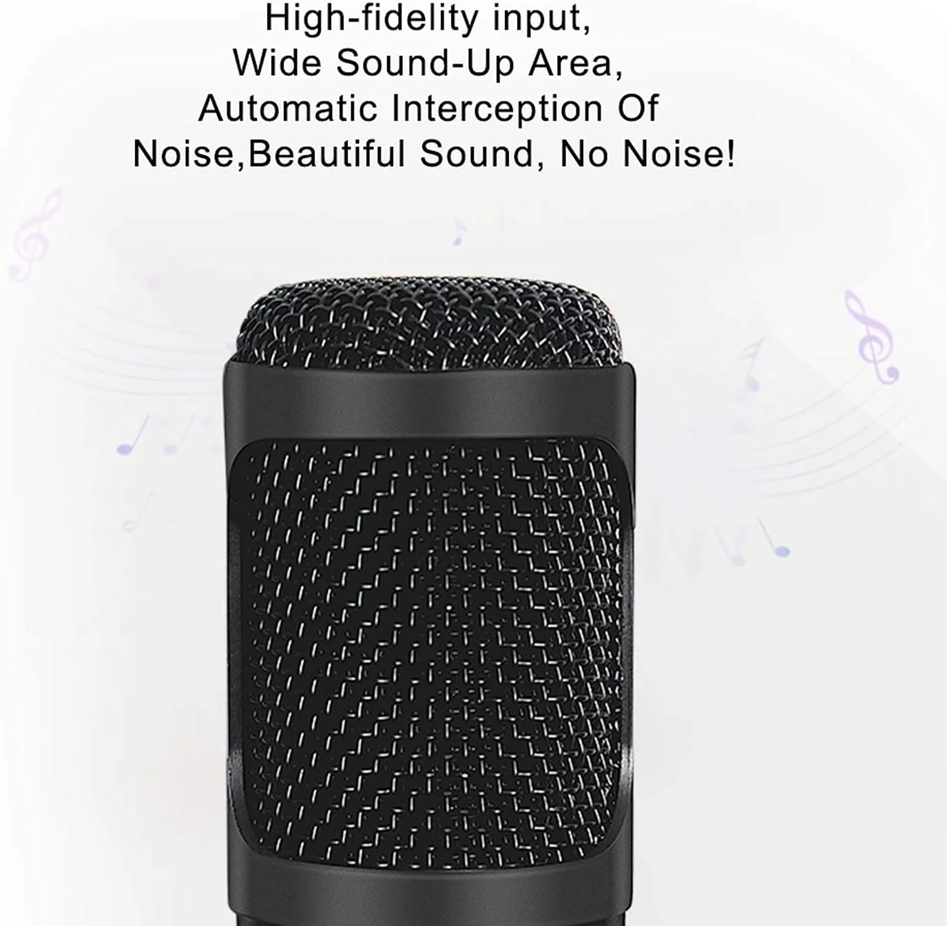 میکروفون کاندنسر USB، ست میکروفون ضبط فلزی قابل حمل با پایه سه پایه، میکروفون چت آنلاین کامپیوتر خانگی برای ضبط استودیویی آواز، کامپیوتر شخصی میکروفون کاندنسر USB، ست میکروفون ضبط فلزی قابل حمل با پایه سه پایه، میکروفون چت آنلاین کامپیوتر خانگی برای ضبط استودیویی آواز، کامپیوتر شخصی