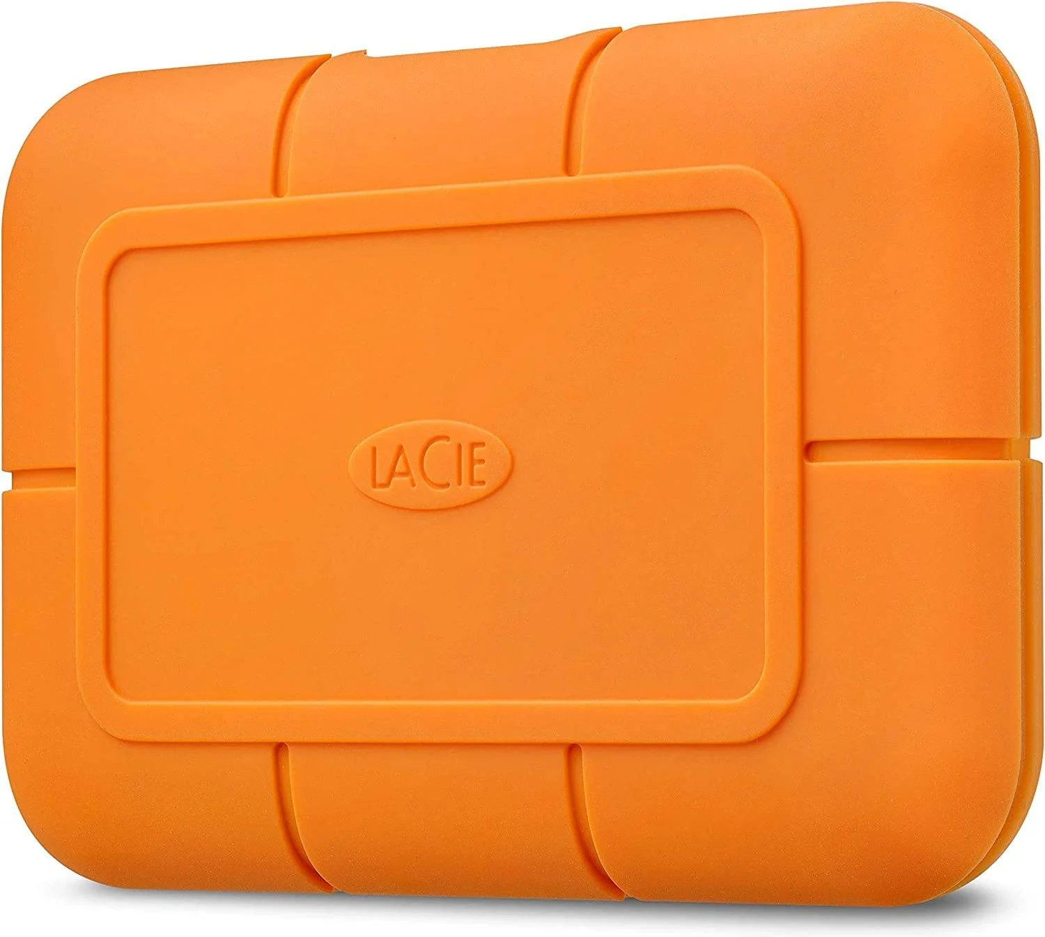 هارد اکسترنال اس اس دی 4 ترابایتی LaCie Rugged USB-C، سرعت تا 1050 مگابایت بر ثانیه، مقاوم در برابر آب IP67، مقاوم در برابر سقوط از ارتفاع 3 متری، رمزگذاری، بازیابی اطلاعات، 1 ماه Adobe CC، برای ویندوز و مک، نارنجی | STHR4000800