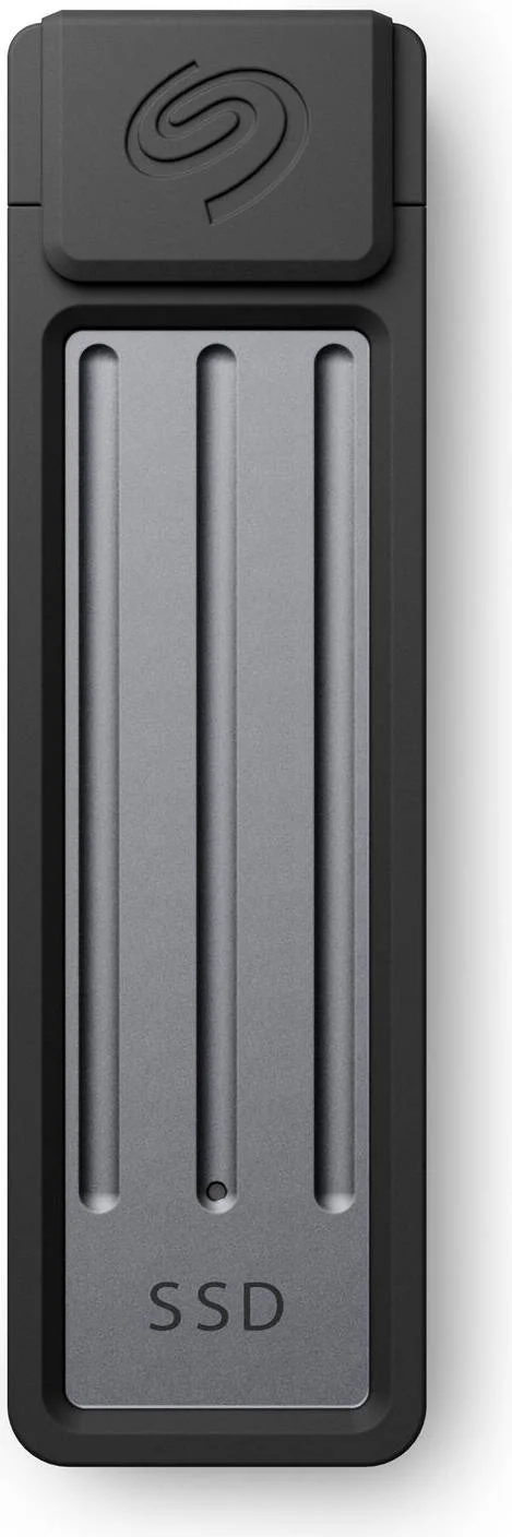 حافظه اس اس دی فوق فشرده سیگیت، ظرفیت 1 ترابایت، رابط USB-C 3.2 Gen 2 با سرعت 10 گیگابیت بر ثانیه، سرعت انتقال داده تا 1000 مگابایت بر ثانیه، مقاومت در برابر گرد و غبار و آب IP54، مشکی / خاکستری | STMX1000400