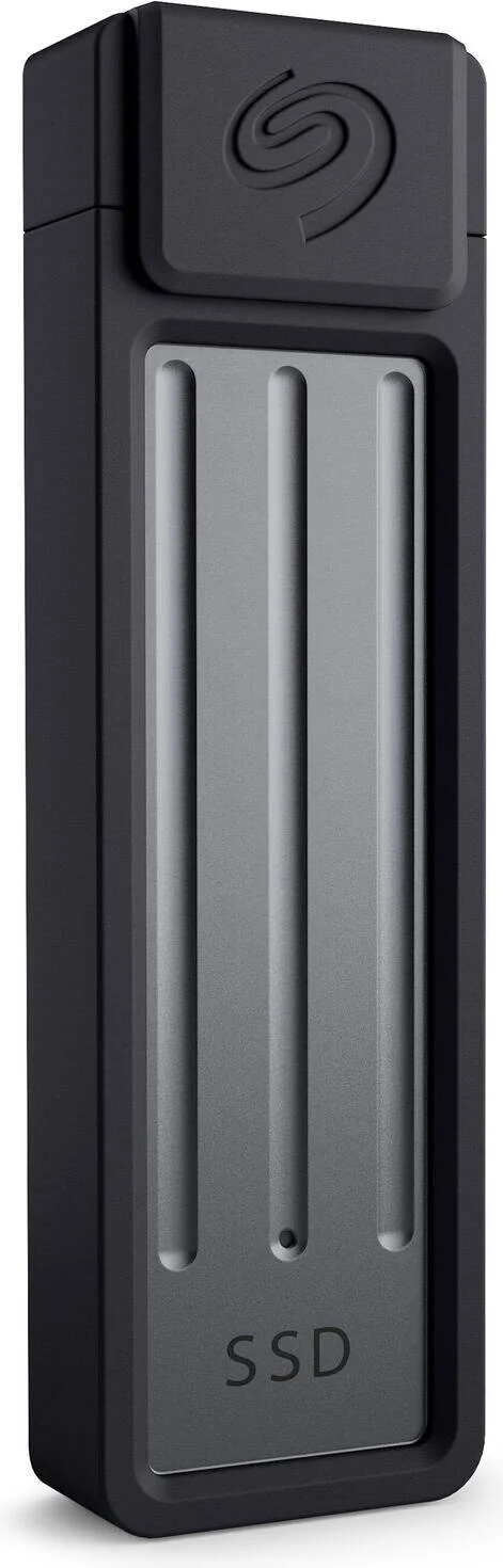 حافظه اس اس دی فوق فشرده سیگیت، ظرفیت 2 ترابایت، رابط USB-C 3.2 Gen 2 با سرعت 10 گیگابیت بر ثانیه، سرعت انتقال داده تا 1000 مگابایت بر ثانیه، مقاومت در برابر گرد و غبار و آب IP54، مشکی / خاکستری | STMX2000400