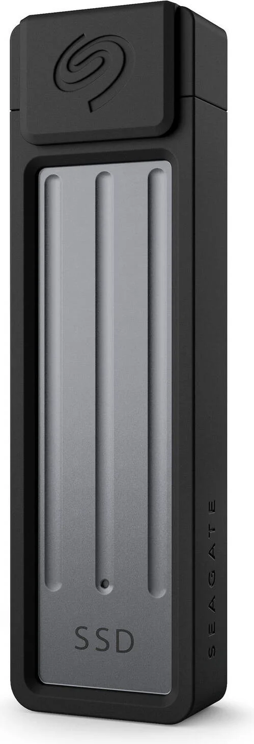 حافظه اس اس دی فوق فشرده سیگیت، ظرفیت 2 ترابایت، رابط USB-C 3.2 Gen 2 با سرعت 10 گیگابیت بر ثانیه، سرعت انتقال داده تا 1000 مگابایت بر ثانیه، مقاومت در برابر گرد و غبار و آب IP54، مشکی / خاکستری | STMX2000400